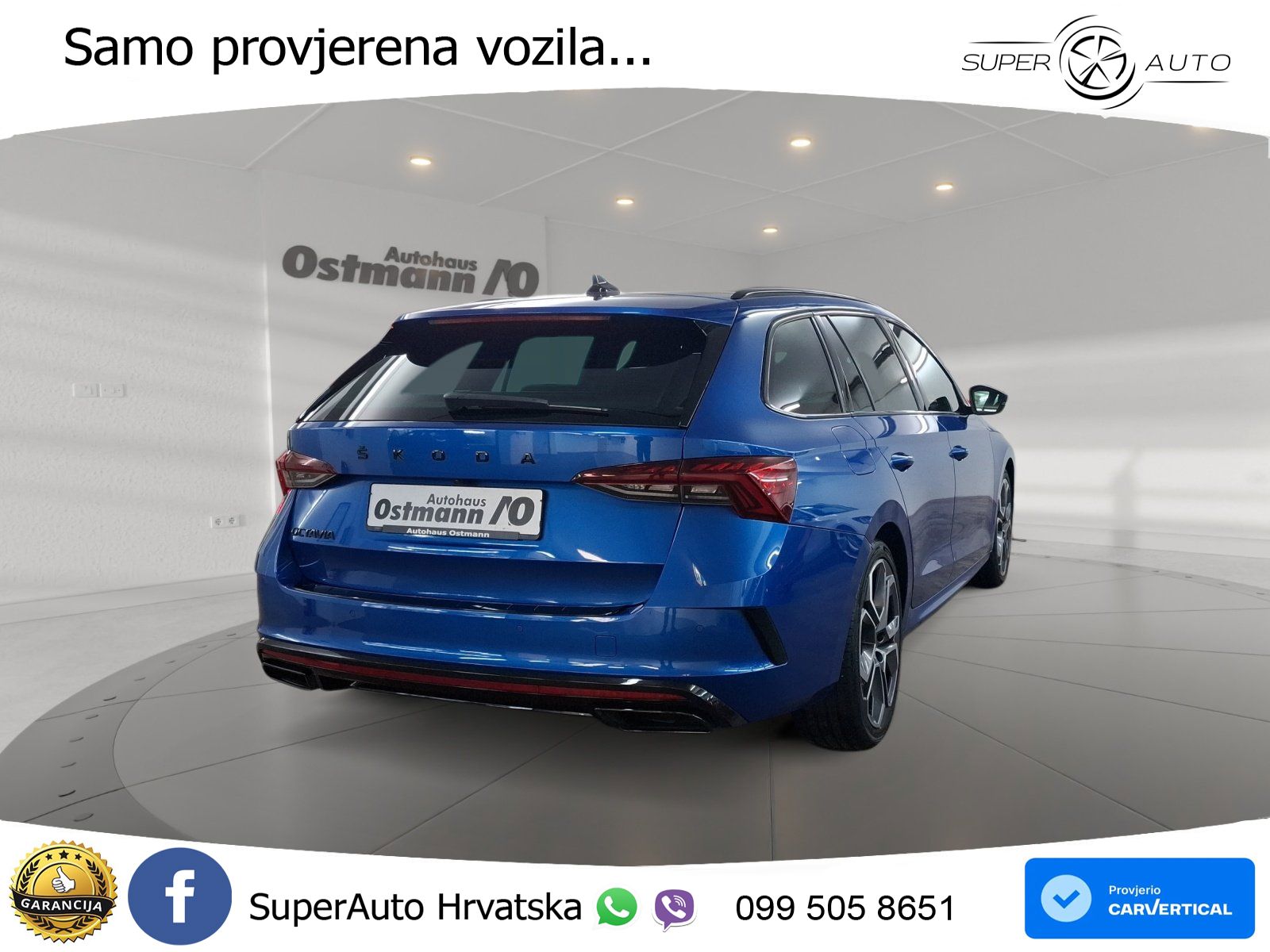 Škoda Octavia Combi RS 2.0 TDI (200 KS) DSG LED+GR SJED+ACC