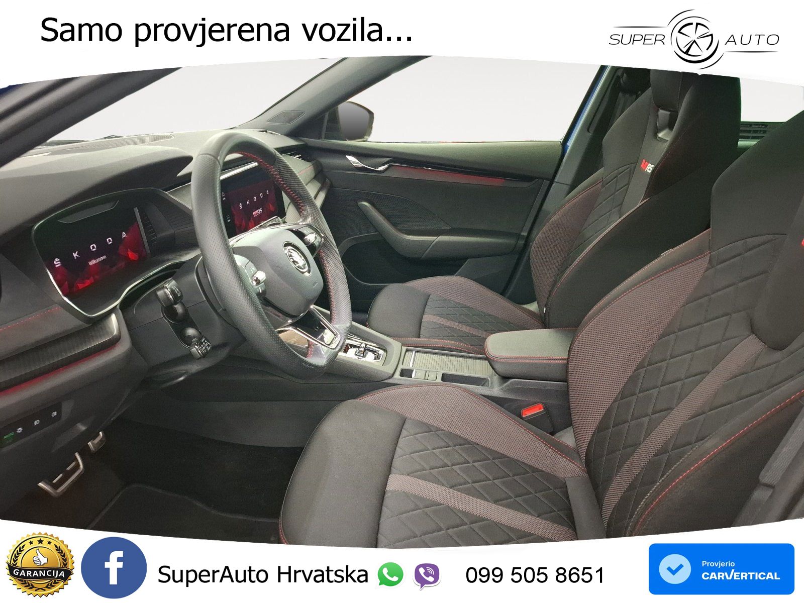 Škoda Octavia Combi RS 2.0 TDI (200 KS) DSG LED+GR SJED+ACC