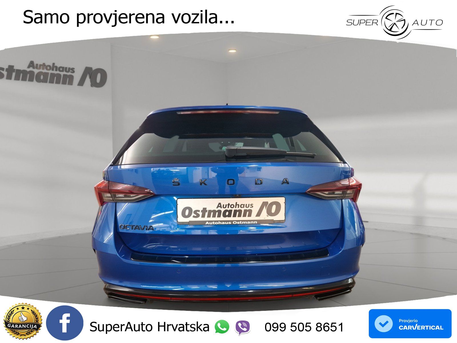 Škoda Octavia Combi RS 2.0 TDI (200 KS) DSG LED+GR SJED+ACC
