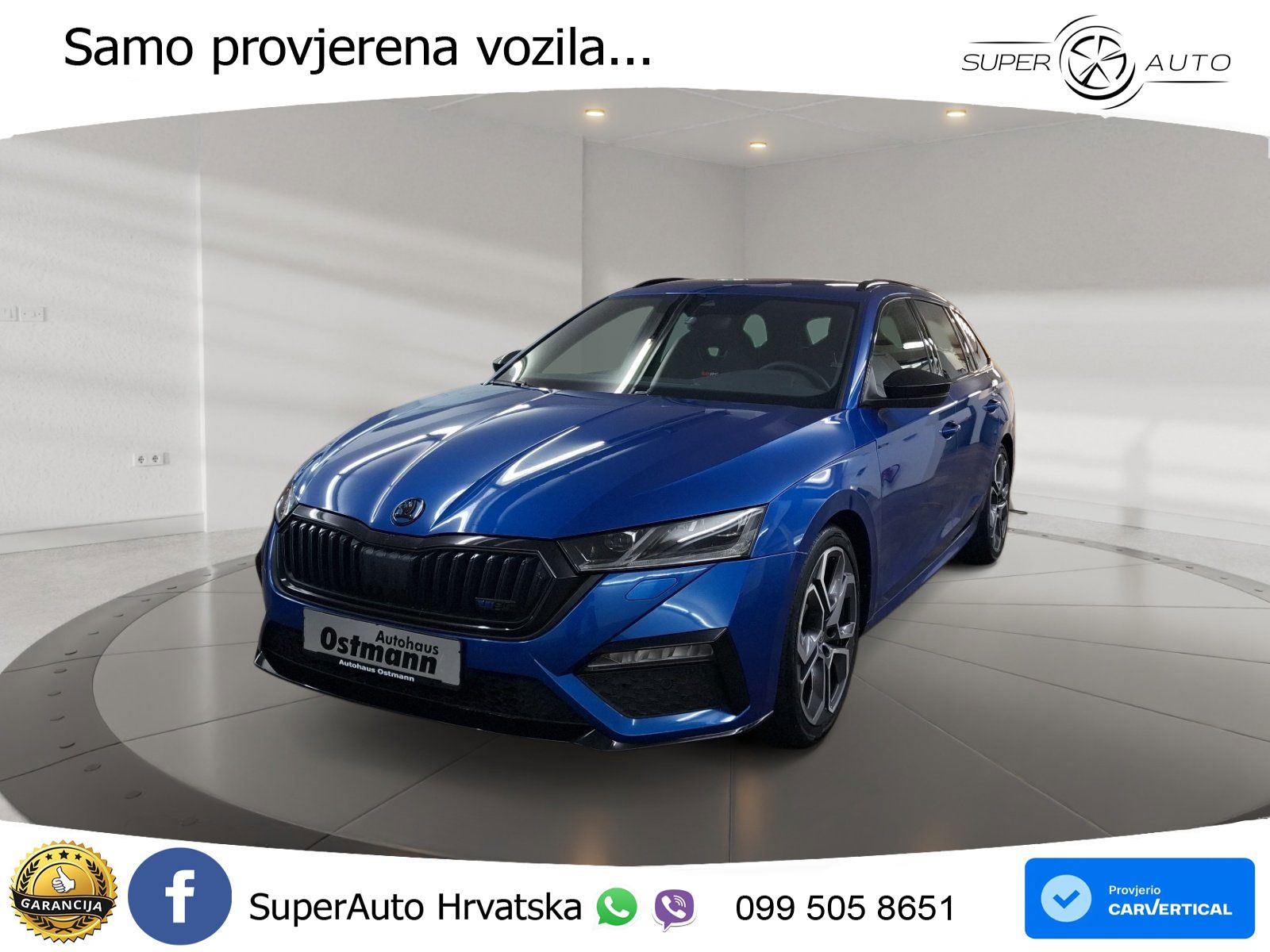 Škoda Octavia Combi RS 2.0 TDI (200 KS) DSG LED+GR SJED+ACC