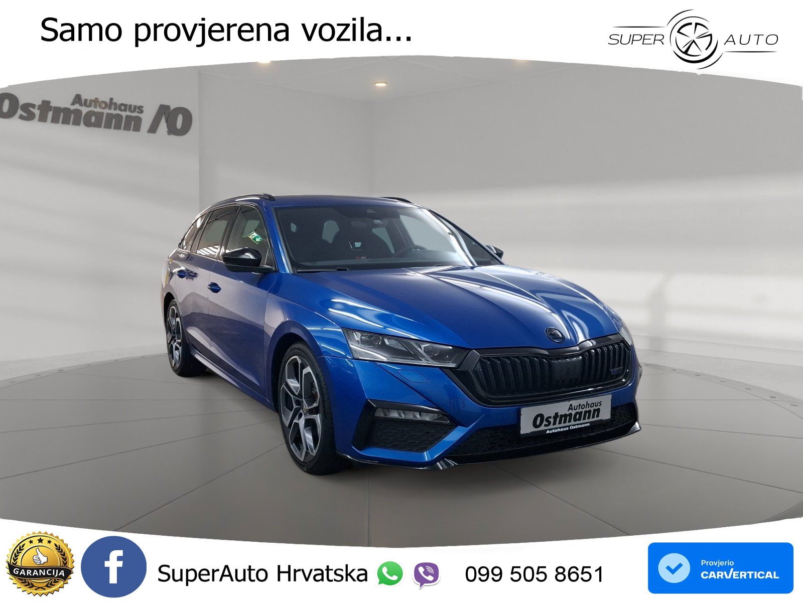 Škoda Octavia Combi RS 2.0 TDI (200 KS) DSG LED+GR SJED+ACC
