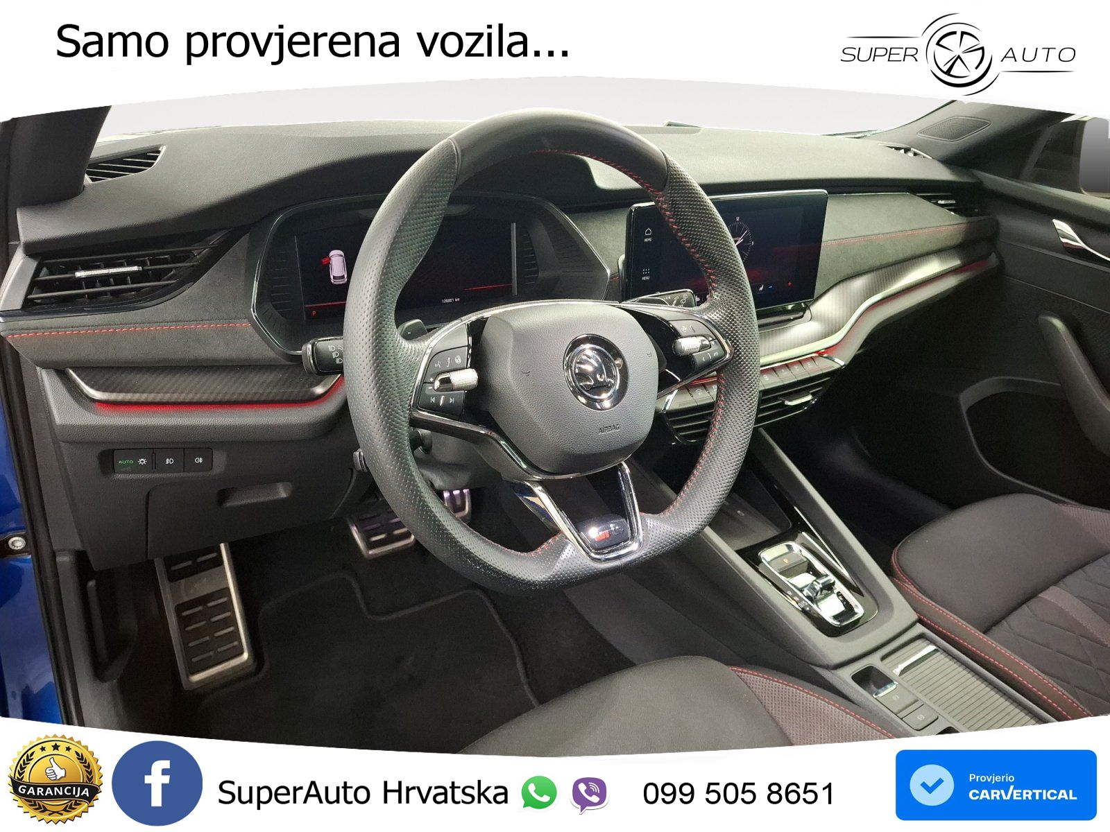 Škoda Octavia Combi RS 2.0 TDI (200 KS) DSG LED+GR SJED+ACC