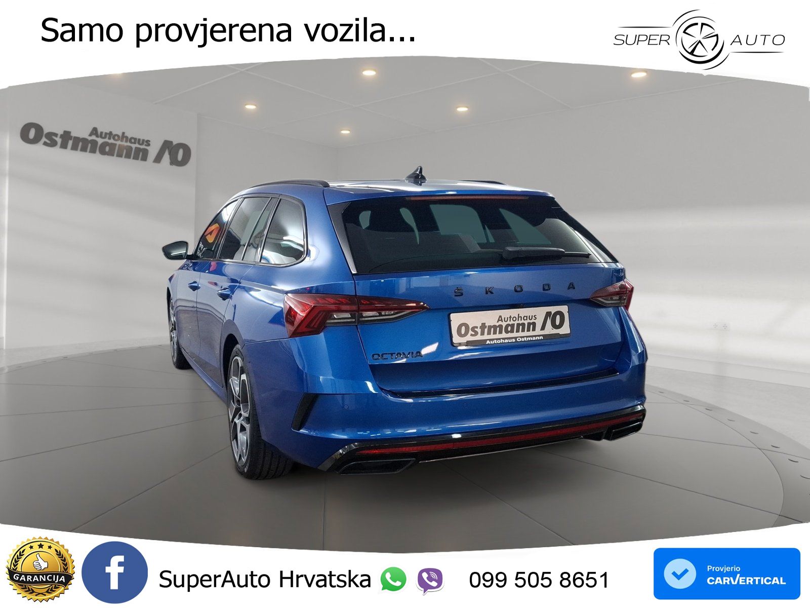 Škoda Octavia Combi RS 2.0 TDI (200 KS) DSG LED+GR SJED+ACC
