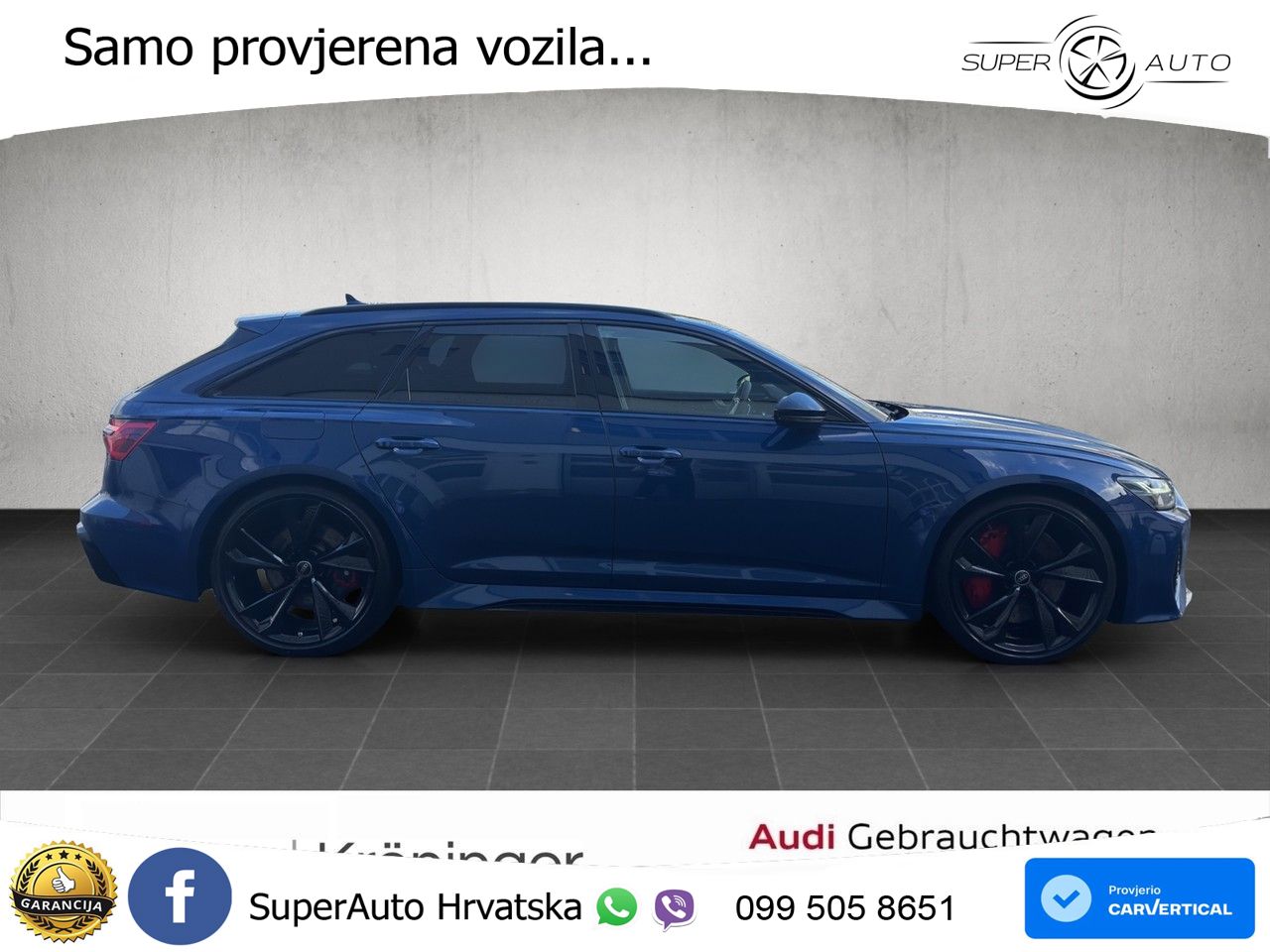 Audi RS6 Avant 4.0 TFSI V8 (600 KS) quattro Tiptronic LED+GR SJED+ACC