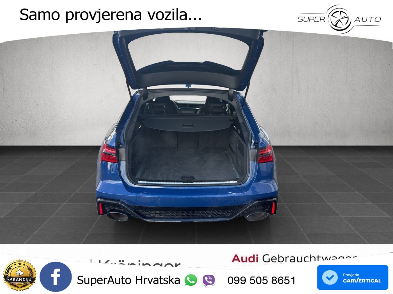 Audi RS6 Avant 4.0 TFSI V8 (600 KS) quattro Tiptronic LED+GR SJED+ACC