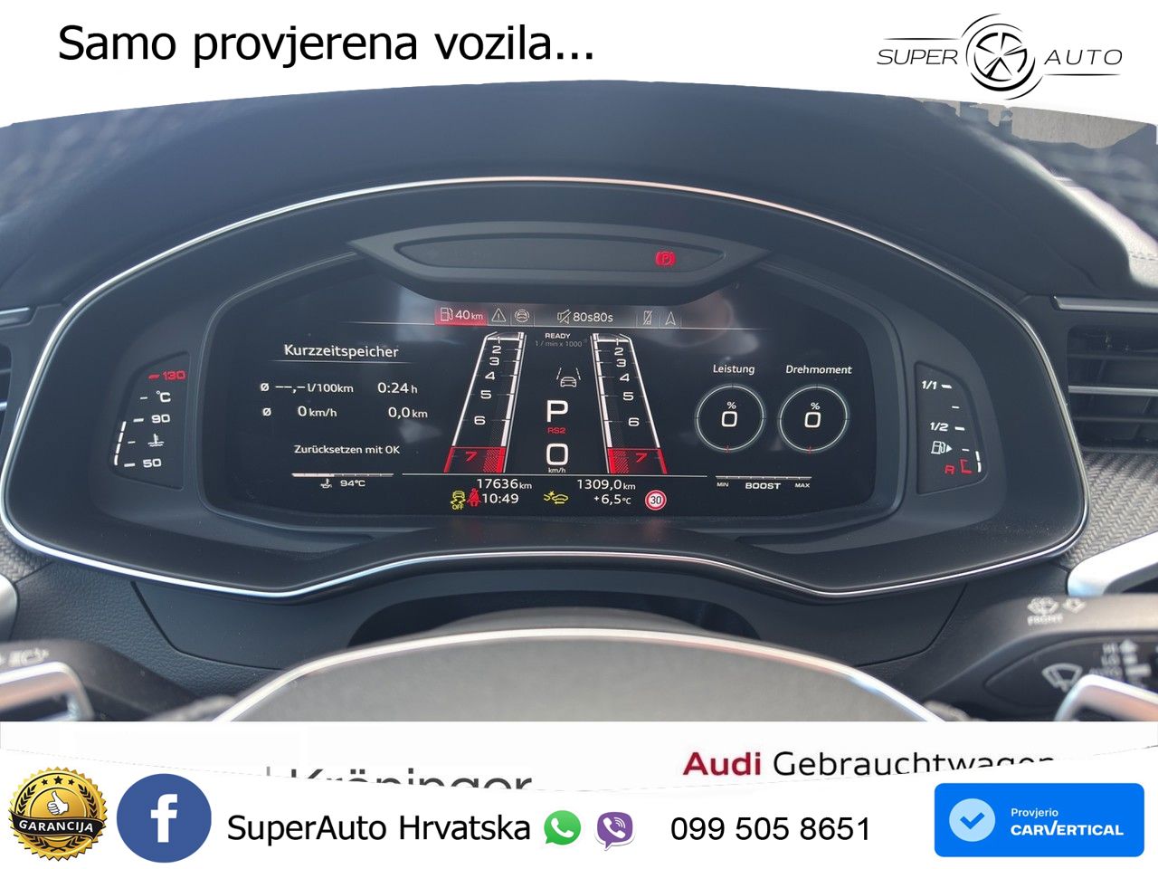 Audi RS6 Avant 4.0 TFSI V8 (600 KS) quattro Tiptronic LED+GR SJED+ACC