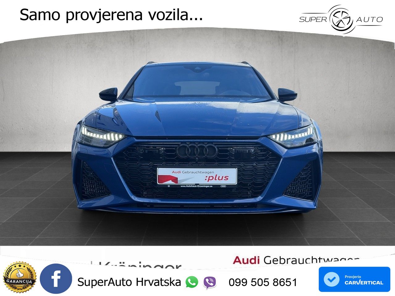 Audi RS6 Avant 4.0 TFSI V8 (600 KS) quattro Tiptronic LED+GR SJED+ACC