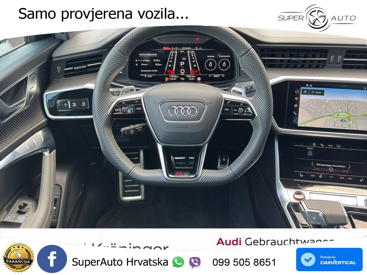Audi RS6 Avant 4.0 TFSI V8 (600 KS) quattro Tiptronic LED+GR SJED+ACC