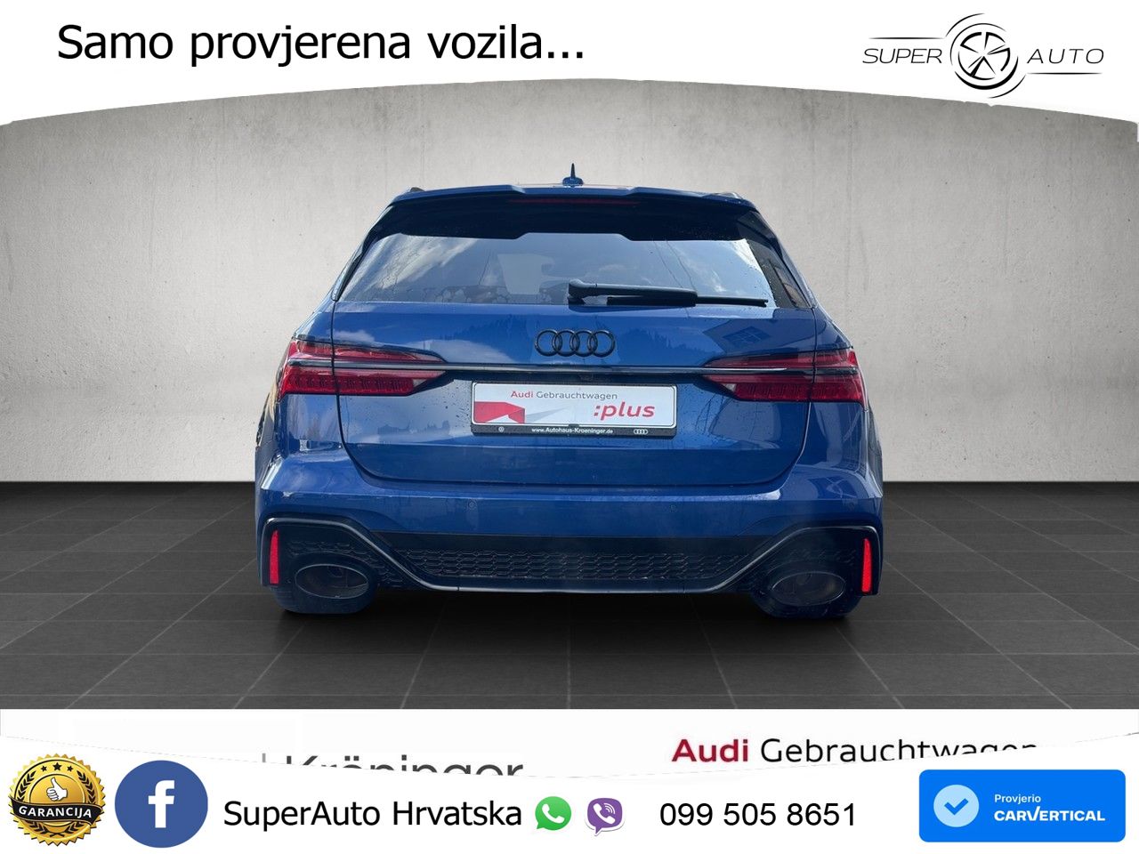 Audi RS6 Avant 4.0 TFSI V8 (600 KS) quattro Tiptronic LED+GR SJED+ACC