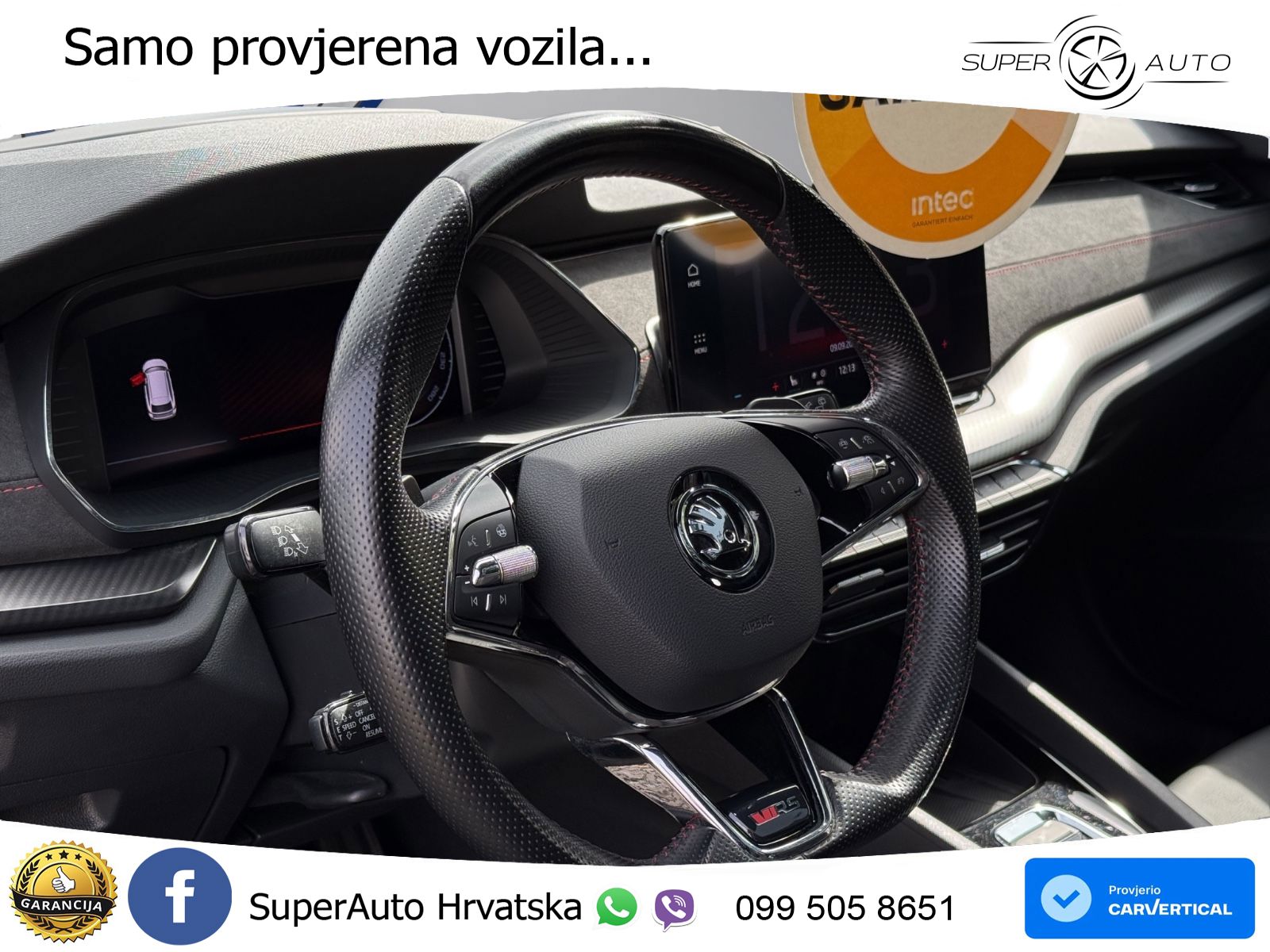 Škoda Octavia Combi RS 2.0 TDI (200 KS) DSG LED+GR SJED+ACC