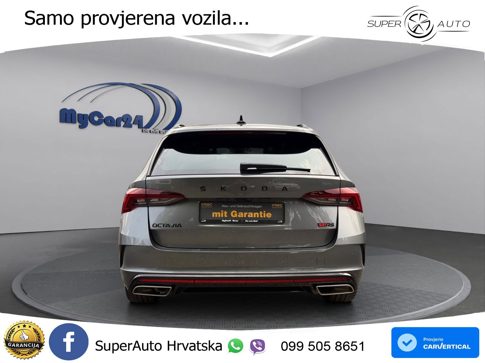 Škoda Octavia Combi RS 2.0 TDI (200 KS) DSG LED+GR SJED+ACC