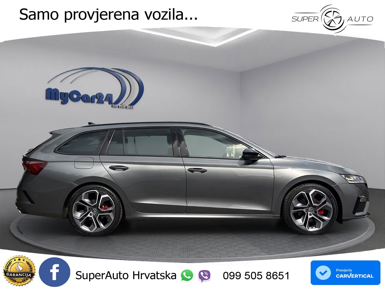 Škoda Octavia Combi RS 2.0 TDI (200 KS) DSG LED+GR SJED+ACC