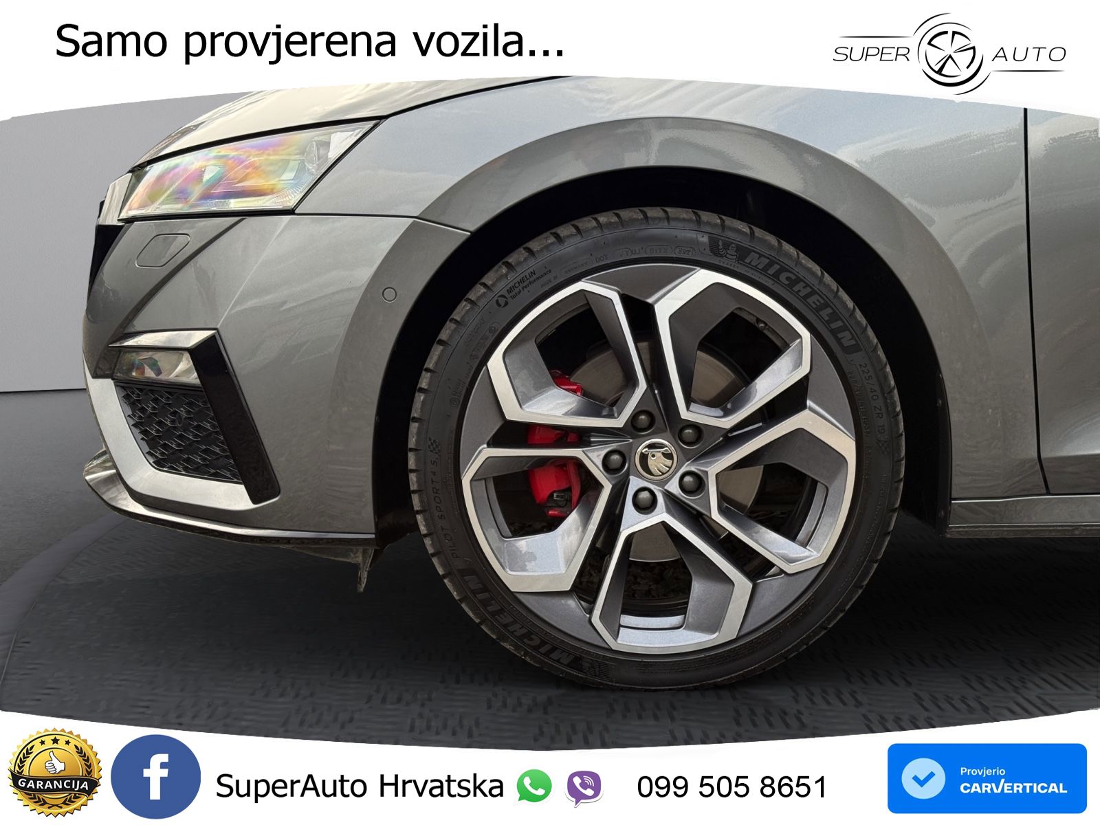 Škoda Octavia Combi RS 2.0 TDI (200 KS) DSG LED+GR SJED+ACC
