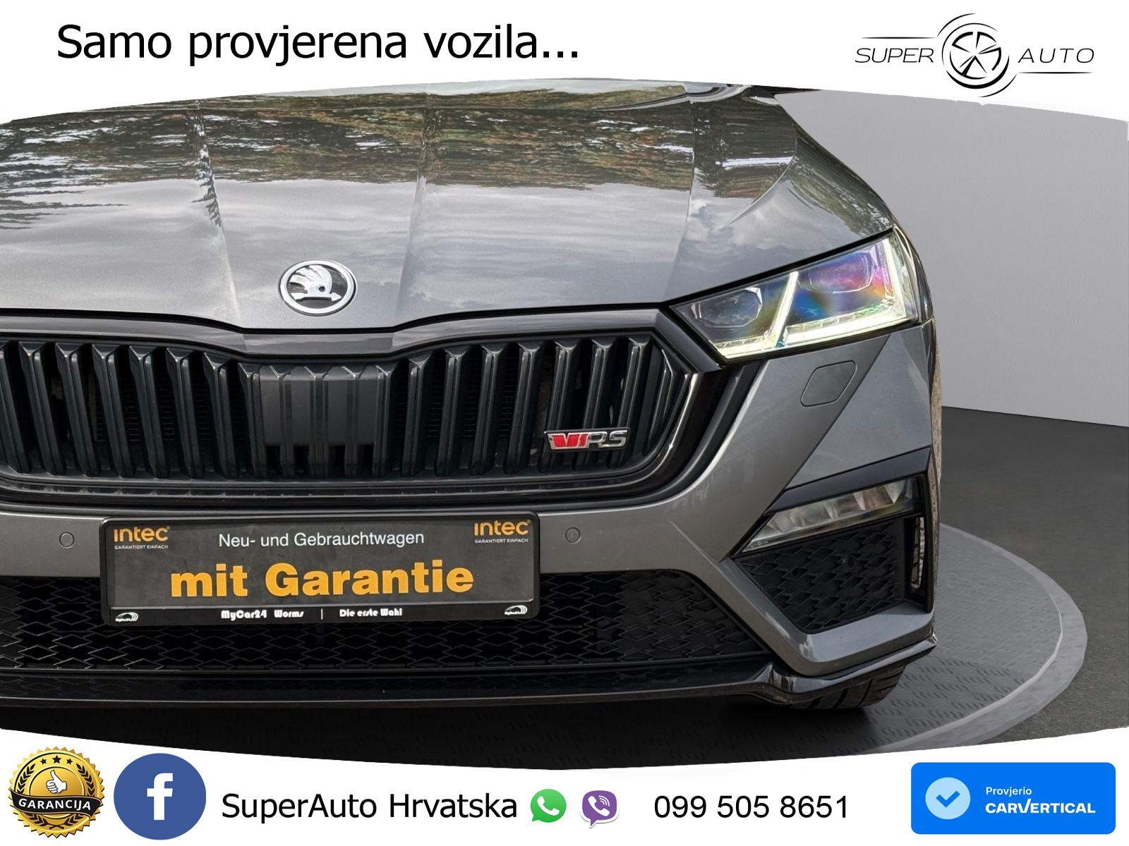 Škoda Octavia Combi RS 2.0 TDI (200 KS) DSG LED+GR SJED+ACC