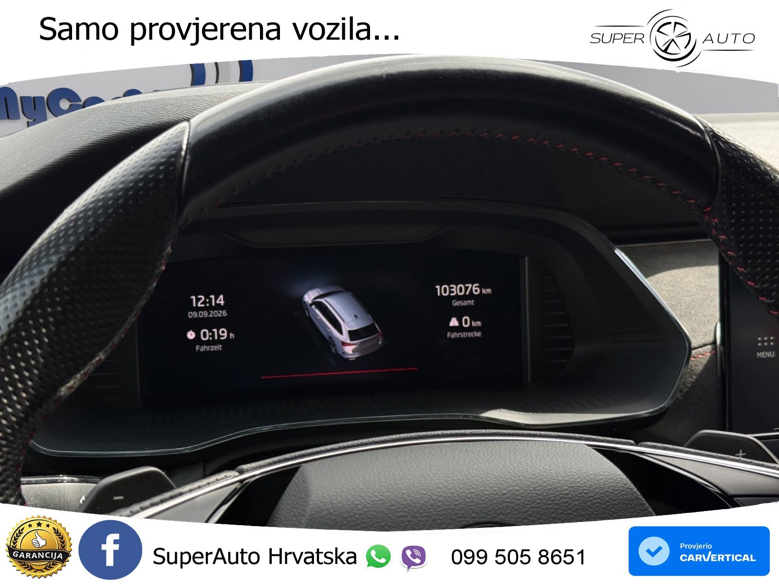 Škoda Octavia Combi RS 2.0 TDI (200 KS) DSG LED+GR SJED+ACC