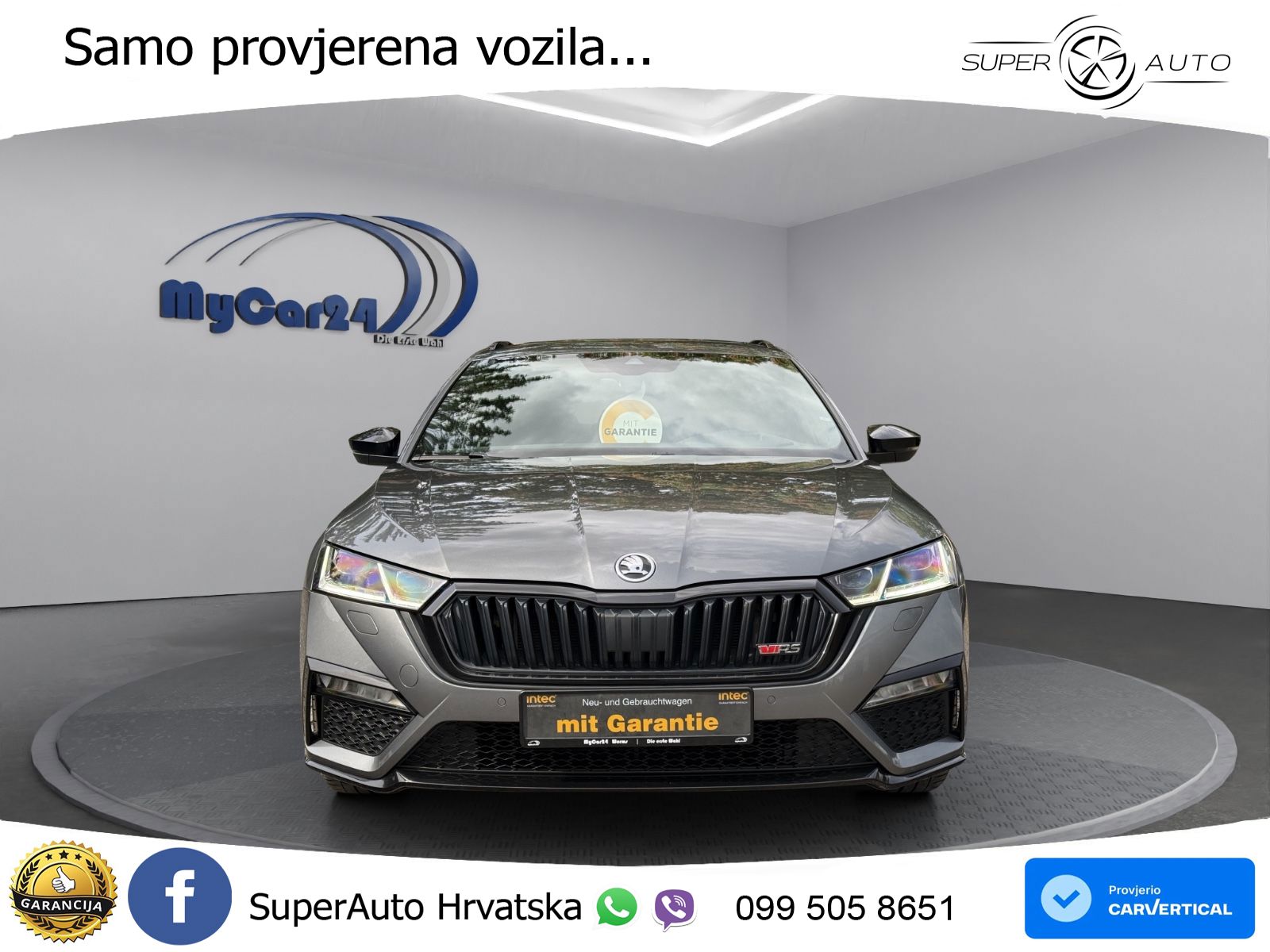 Škoda Octavia Combi RS 2.0 TDI (200 KS) DSG LED+GR SJED+ACC