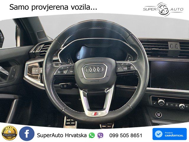 Audi Q3 II Sportback 45 TFSI (245 KS) quattro S tronic S line LED+GR SJED+ACC