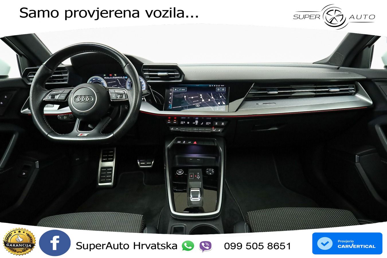 Audi A3 40 TFSIe (204 KS) S tronic S line LED+GR SJED+ACC