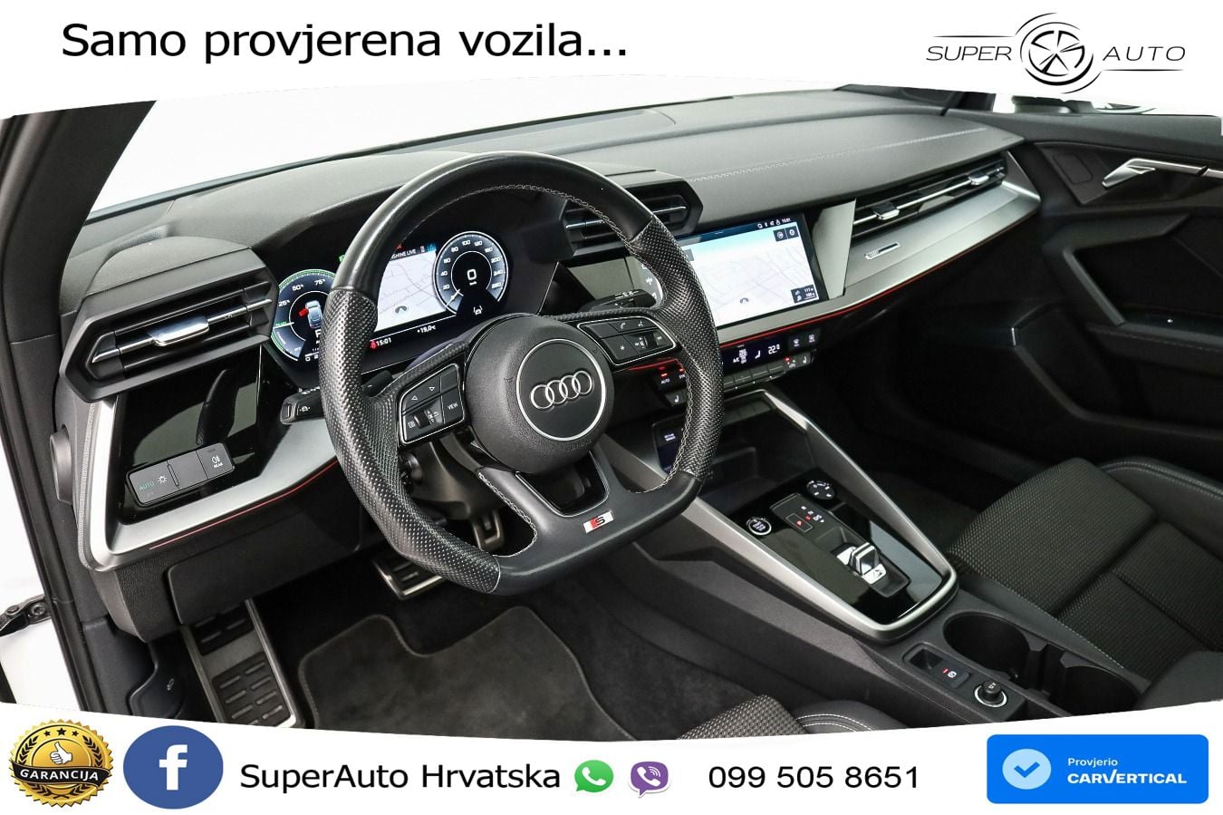 Audi A3 40 TFSIe (204 KS) S tronic S line LED+GR SJED+ACC
