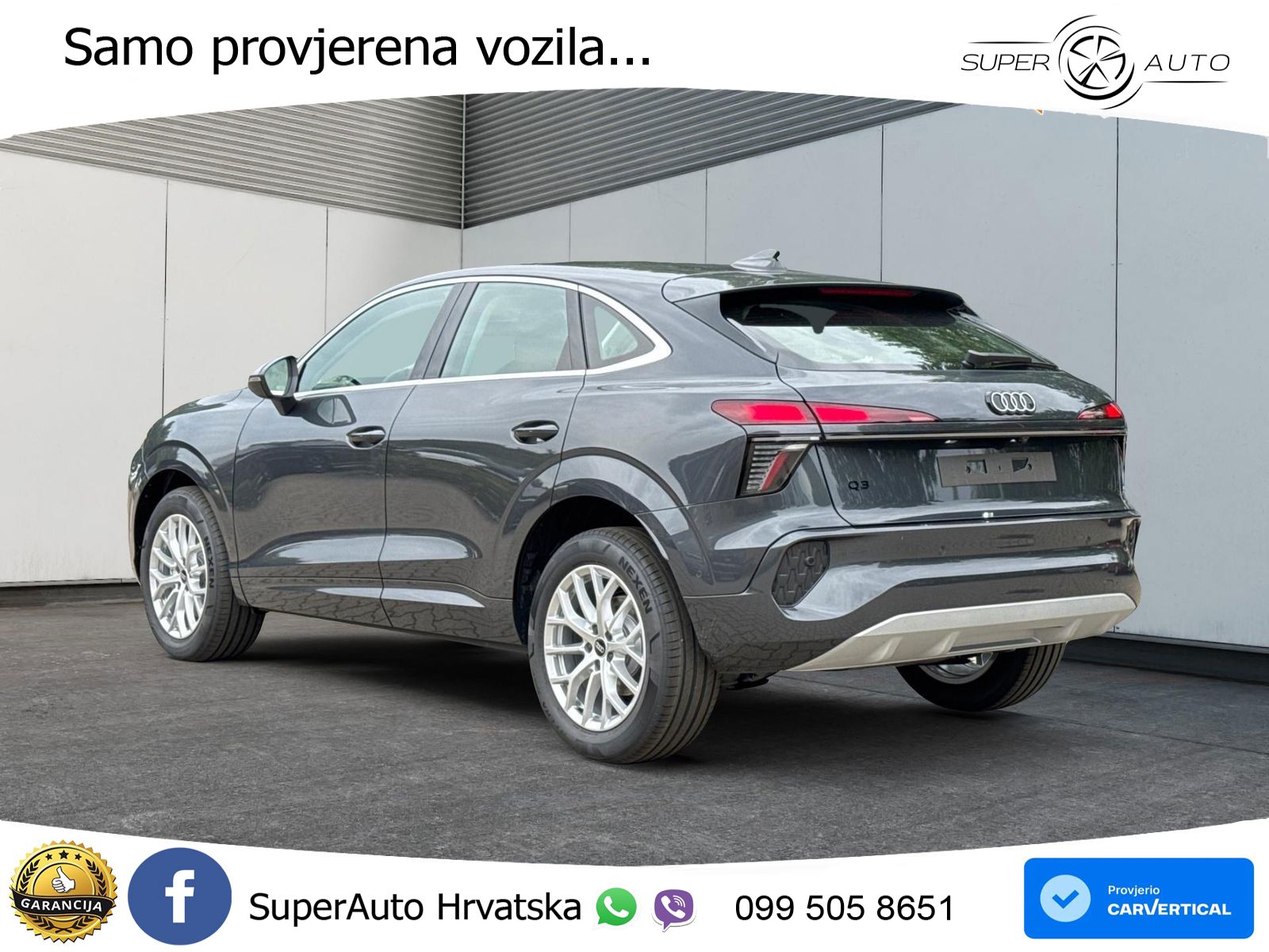 Audi Q3 Sportback 2.0 TDI (150 KS) S tronic LED+GR SJED+ACC
