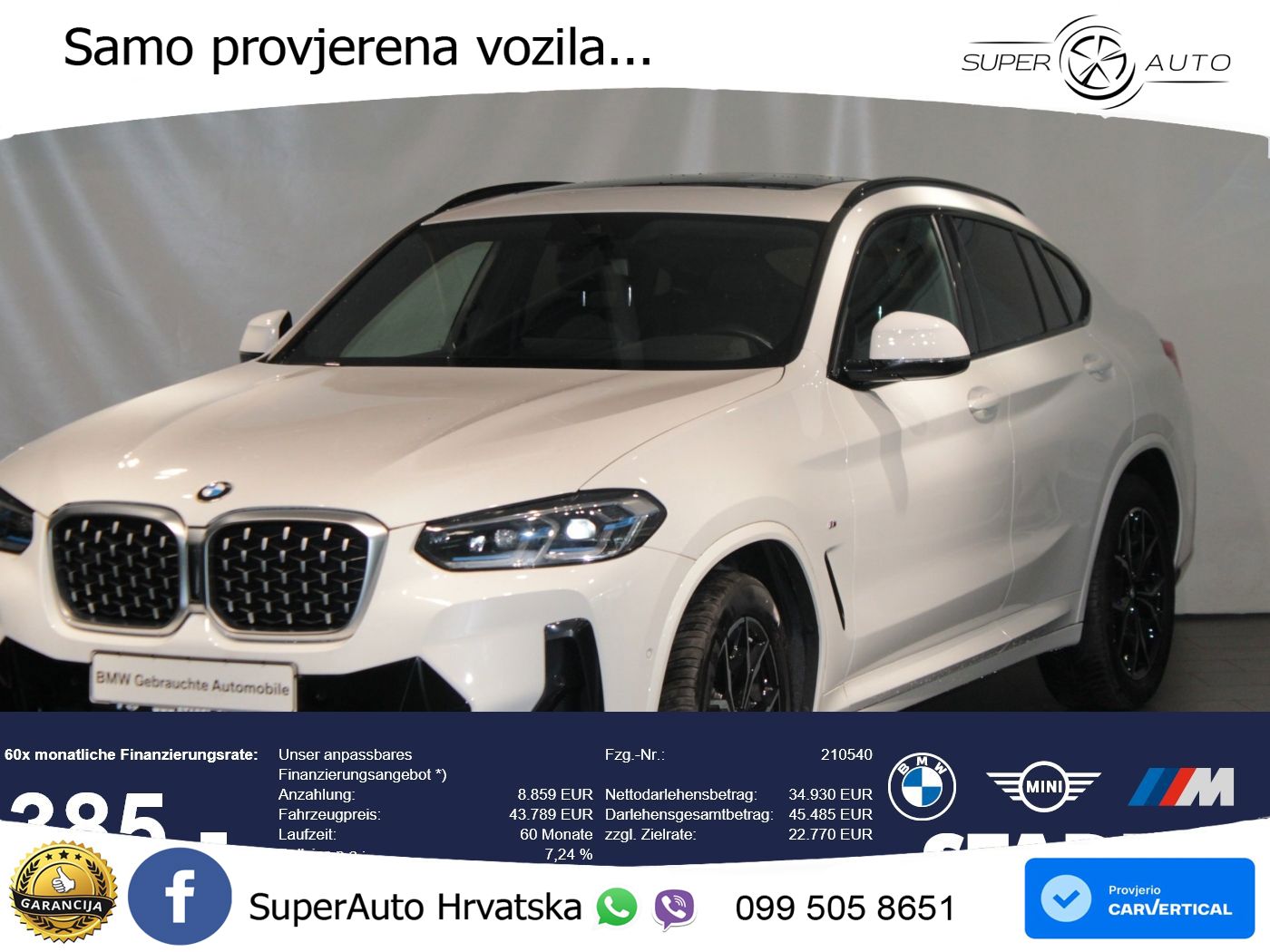 BMW X4 30i (245 KS) xDrive Steptronic M Sport