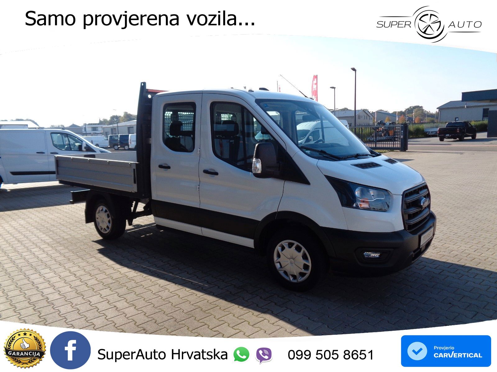 Ford Transit Pritsche Doppelkabine *AHK+Kamera+++* 131 KS