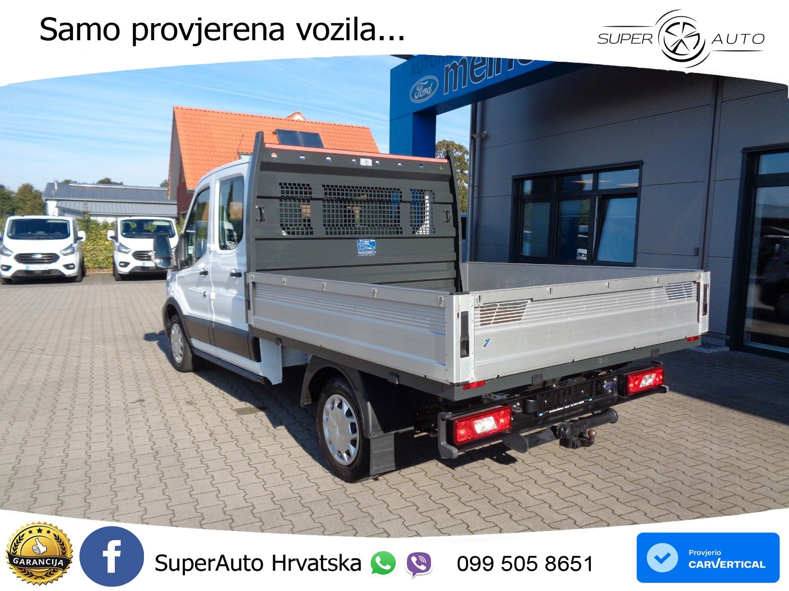 Ford Transit Pritsche Doppelkabine *AHK+Kamera+++* 131 KS