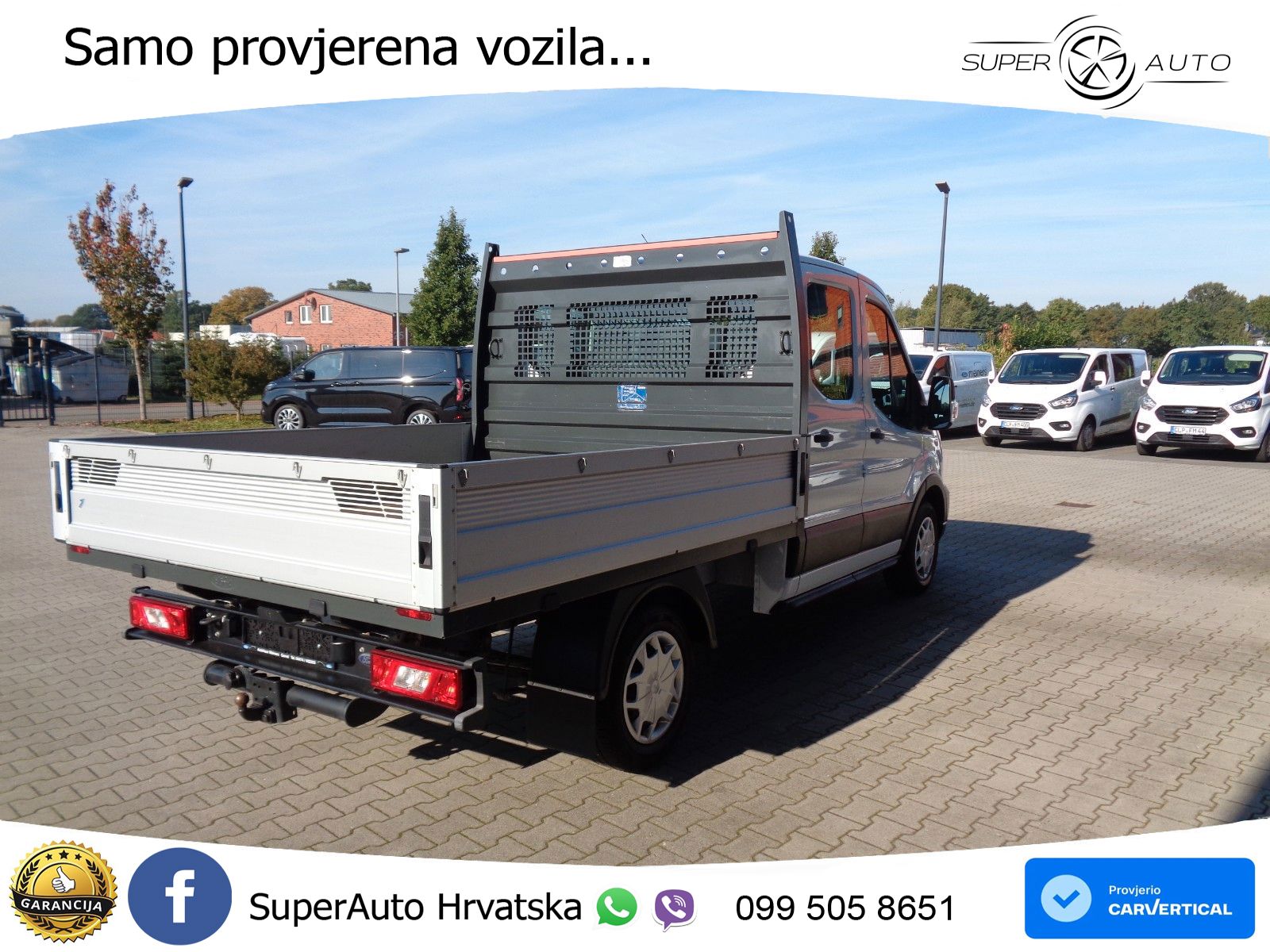 Ford Transit Pritsche Doppelkabine *AHK+Kamera+++* 131 KS