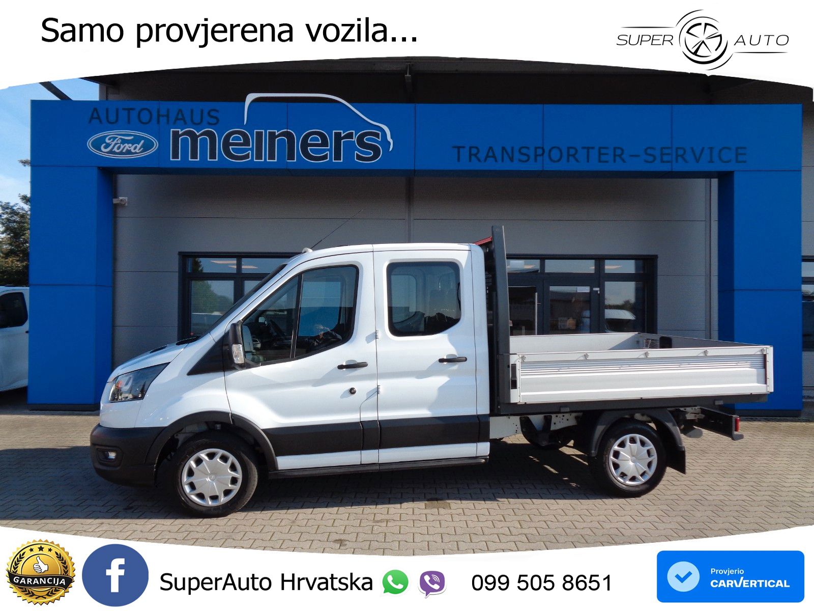 Ford Transit Pritsche Doppelkabine *AHK+Kamera+++* 131 KS