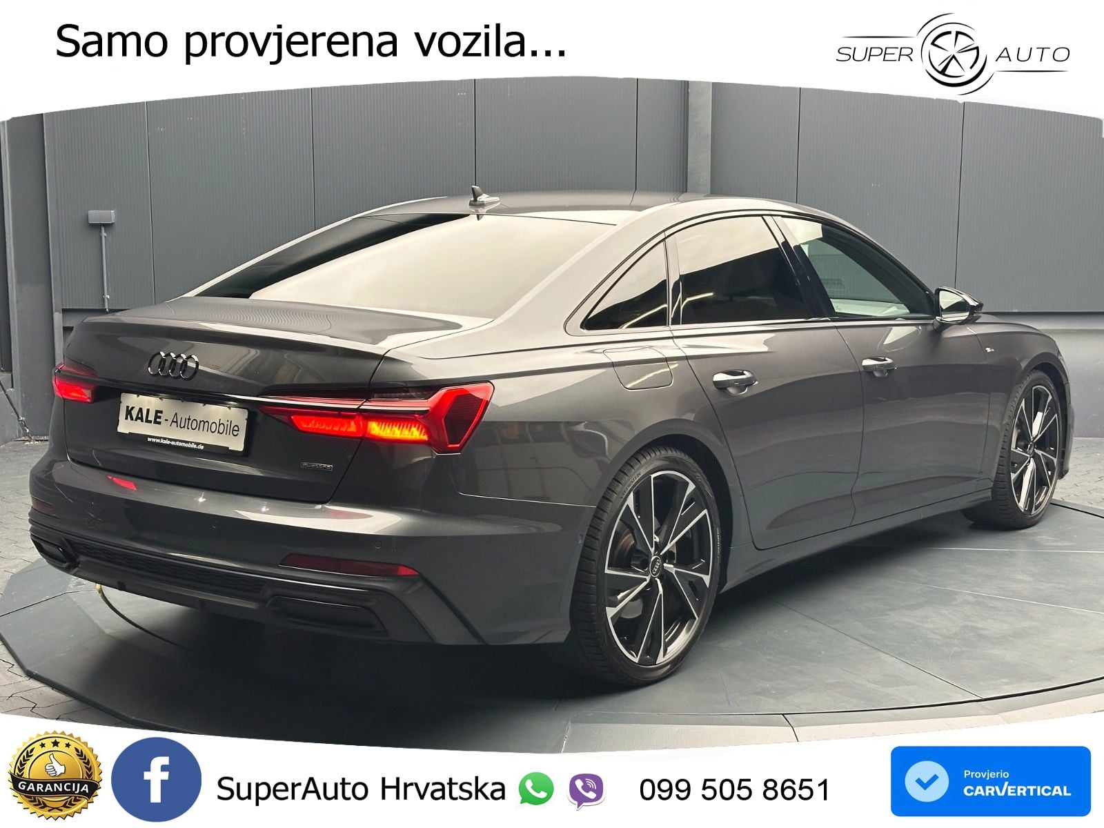 Audi A6 55 TFSI V6 (340 KS) quattro S tronic S line LED+GR SJED+ACC