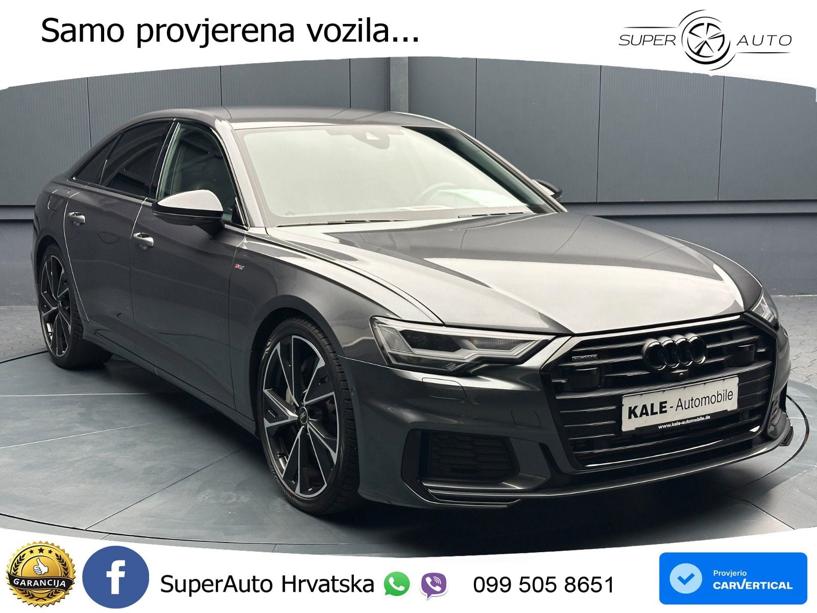 Audi A6 55 TFSI V6 (340 KS) quattro S tronic S line LED+GR SJED+ACC