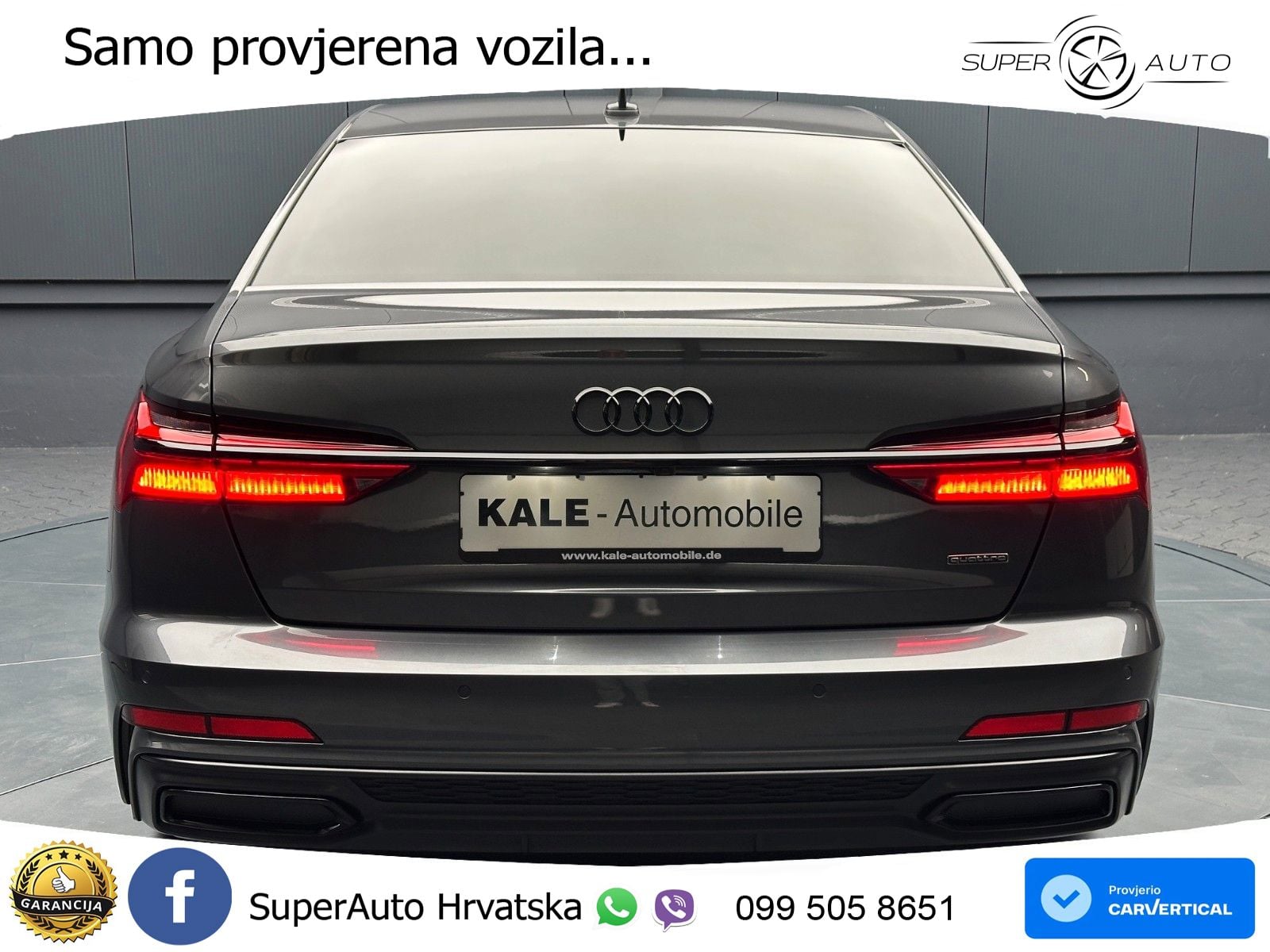 Audi A6 55 TFSI V6 (340 KS) quattro S tronic S line LED+GR SJED+ACC