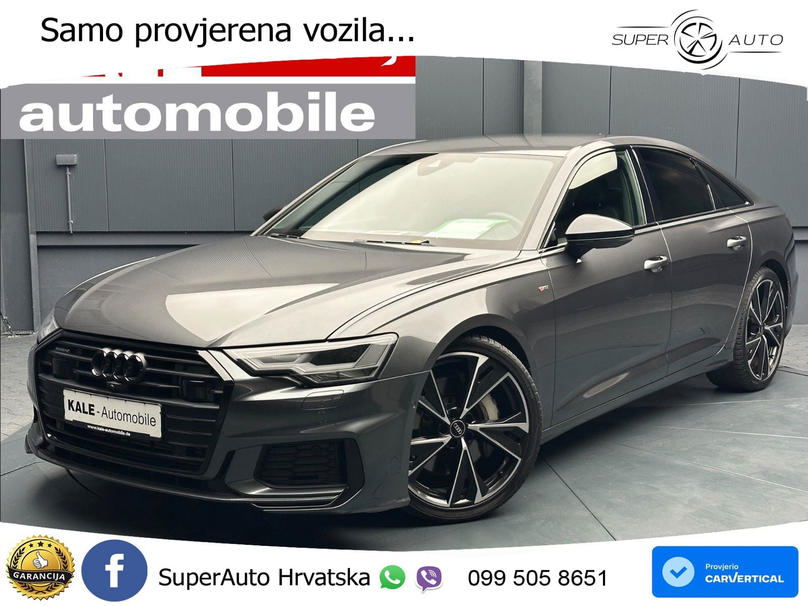 Audi A6 55 TFSI V6 (340 KS) quattro S tronic S line LED+GR SJED+ACC