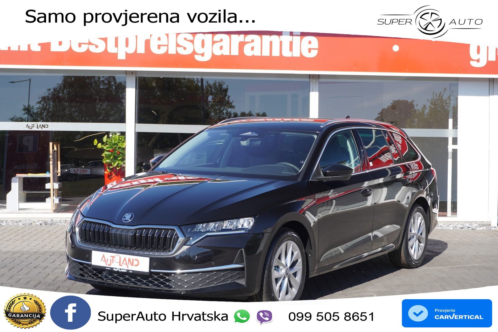 Škoda Octavia Combi 1.5 TSI (150 KS) DSG LED+GR SJED+ACC