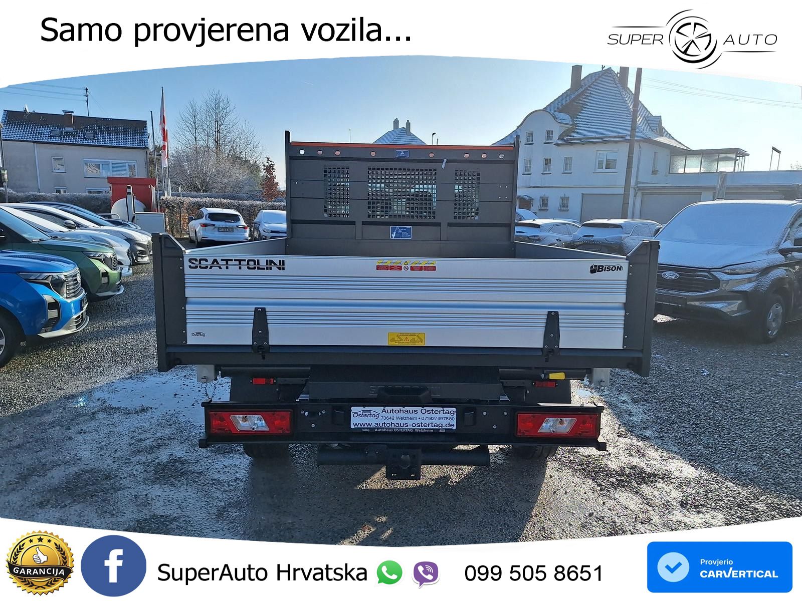 Ford Transit Pritsche 350 L3 DoKa 3-Seiten Kipper AHK 131 KS