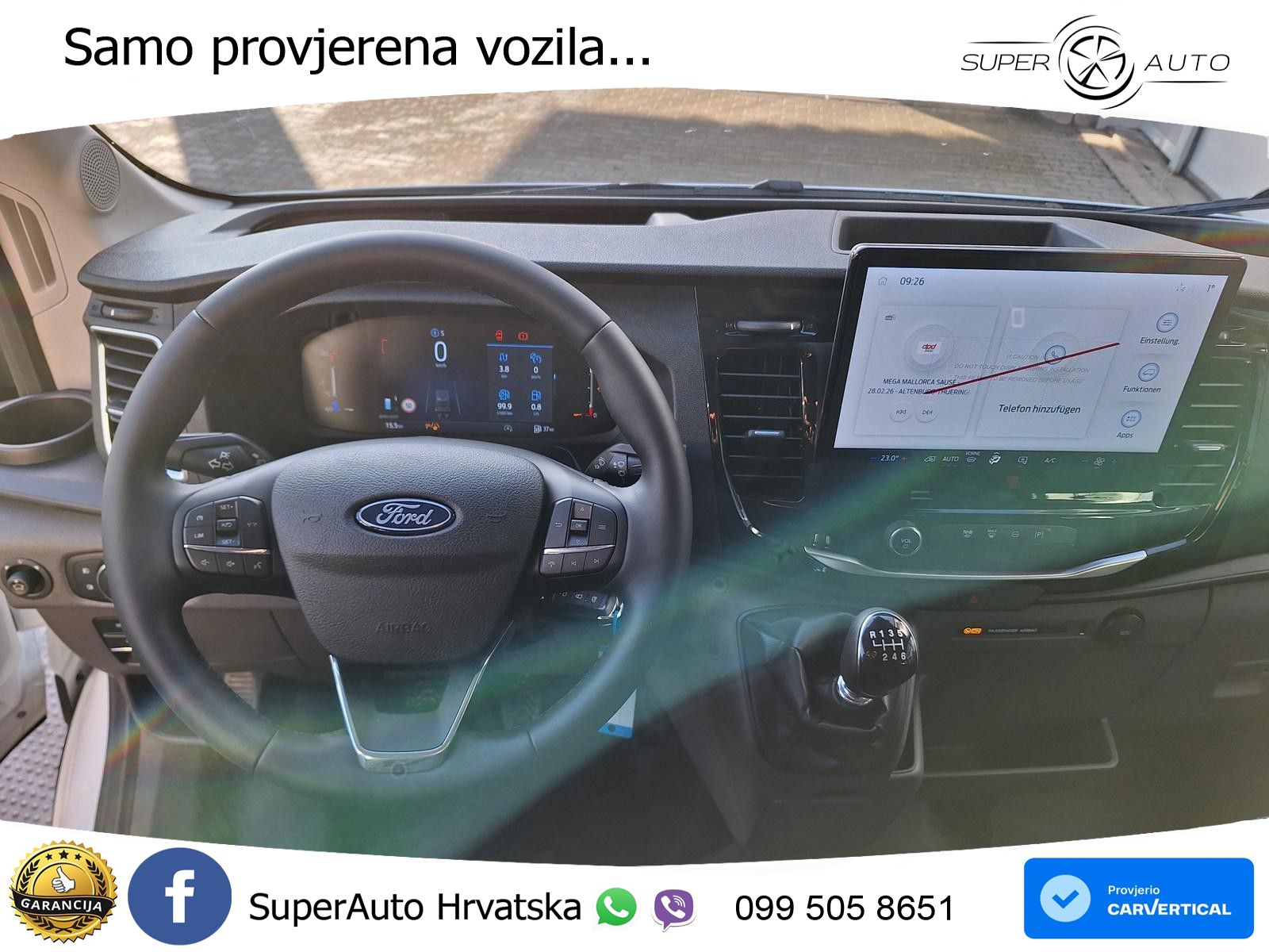 Ford Transit Pritsche 350 L3 DoKa 3-Seiten Kipper AHK 131 KS