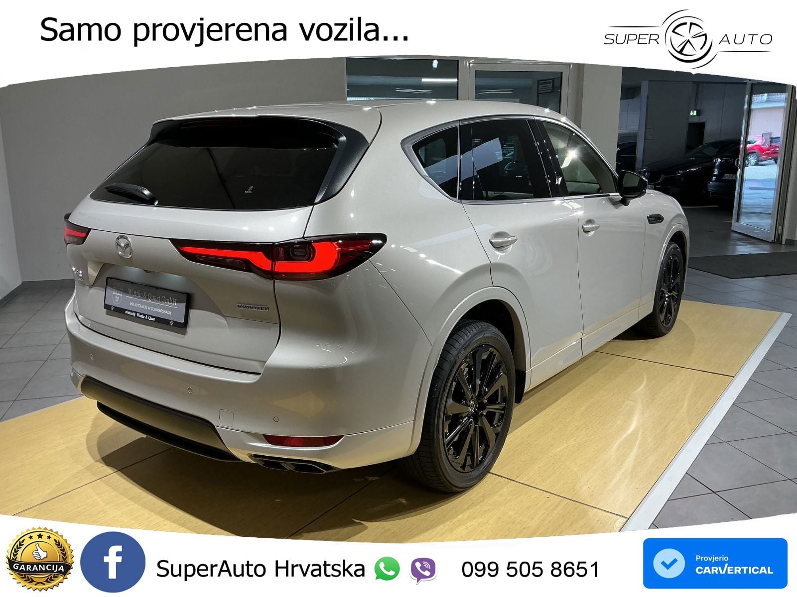 Mazda CX-60 3.3 e-Skyactiv D (254 KS) AWD Automatic LED+GR SJED+ACC
