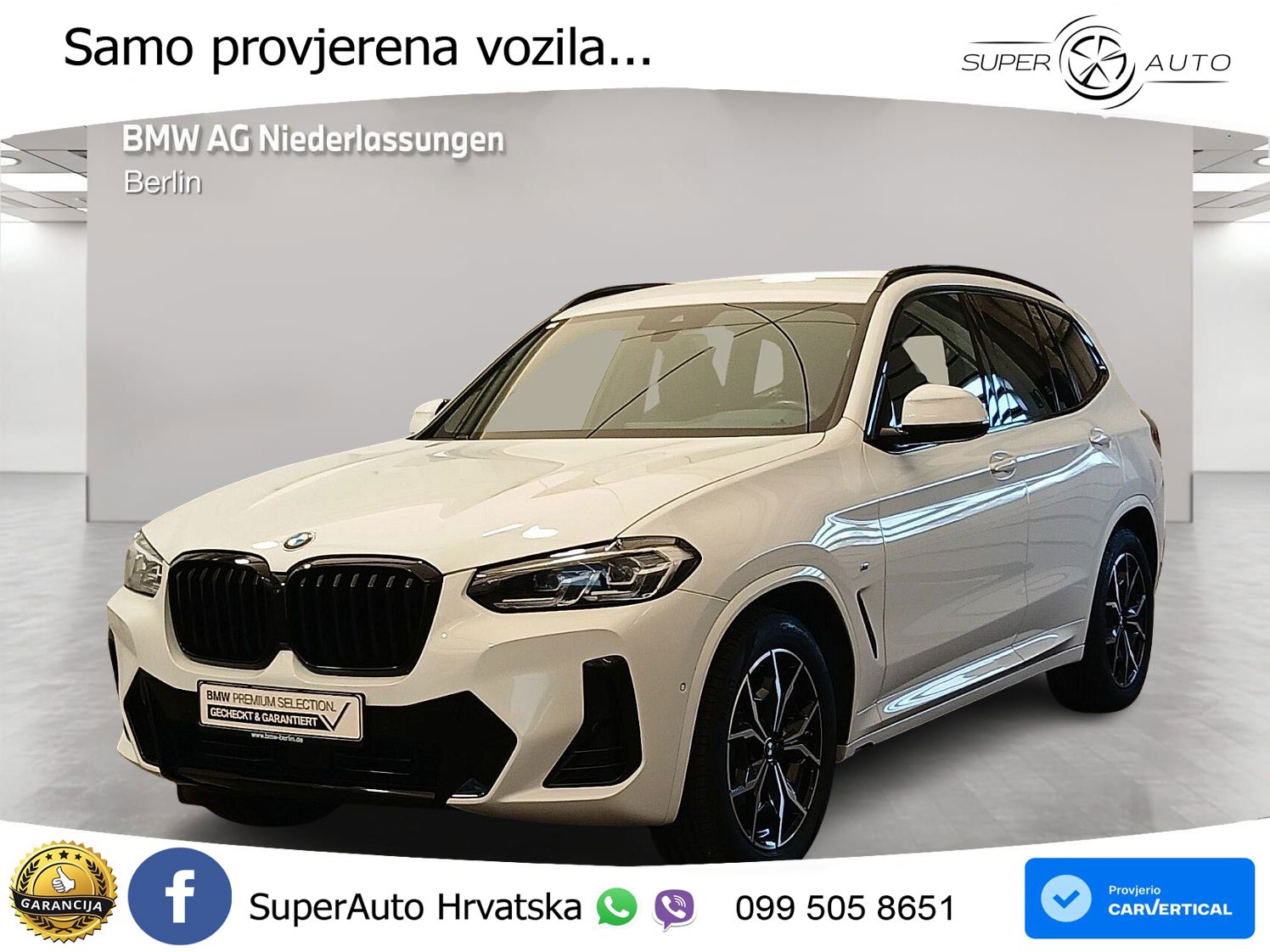 BMW X3 20d xDrive Steptronic M Sport LED+GR SJED+ACC