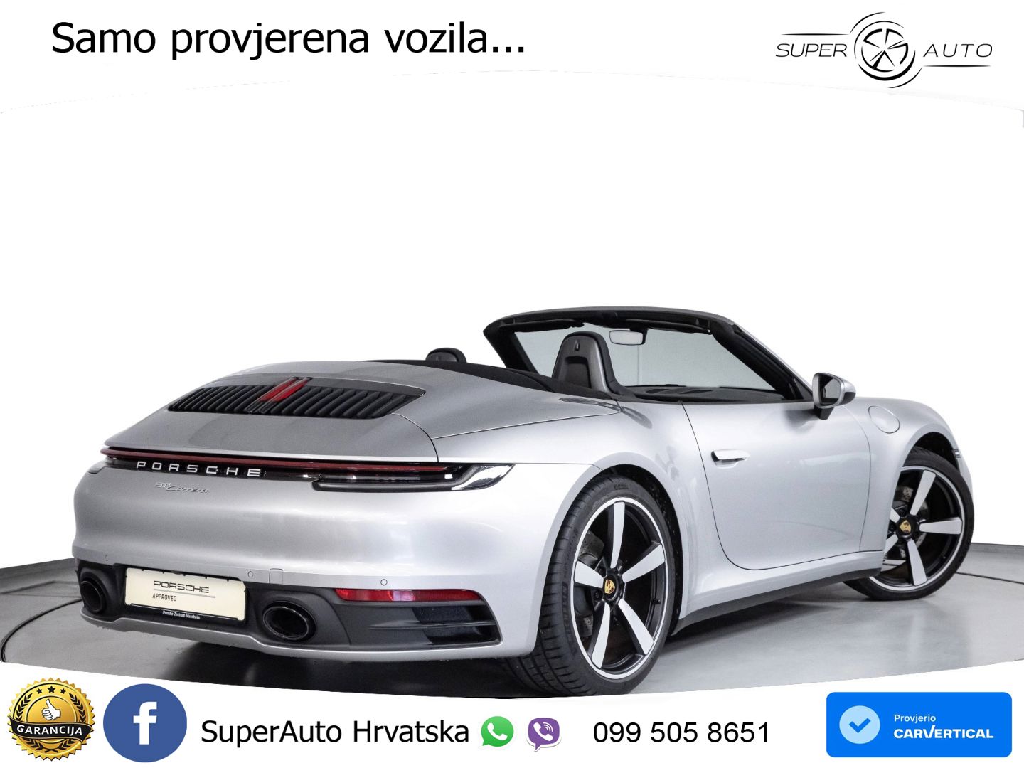 Porsche 911 Carrera Cabriolet 3.0 (385 KS) PDK LED+GR SJED+ACC