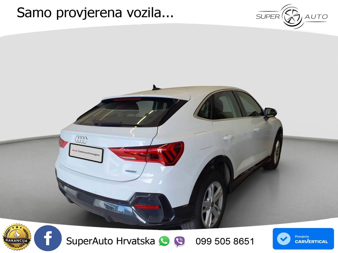 Audi Q3 Sportback 40 TDI (193 KS) quattro S tronic LED+GR SJED+ACC