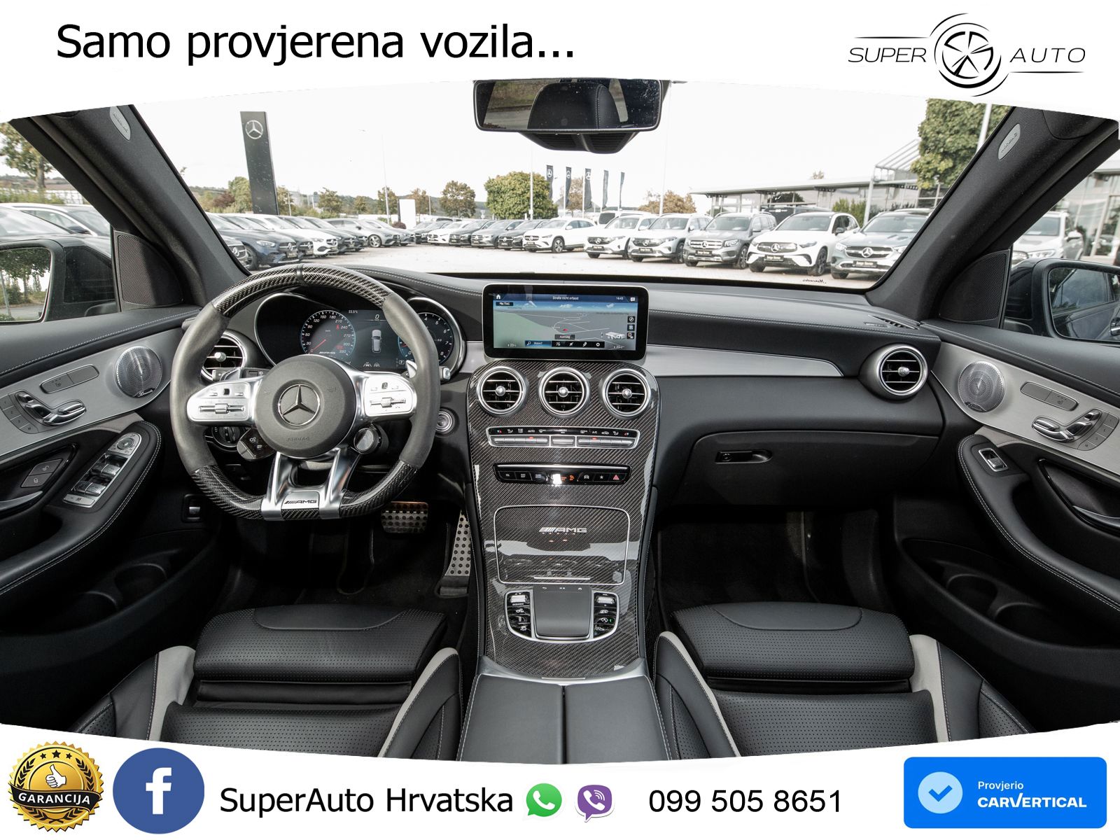 Mercedes AMG GLC 63 S V8 (510 KS) 4MATIC+ MCT LED+GR SJED+ACC