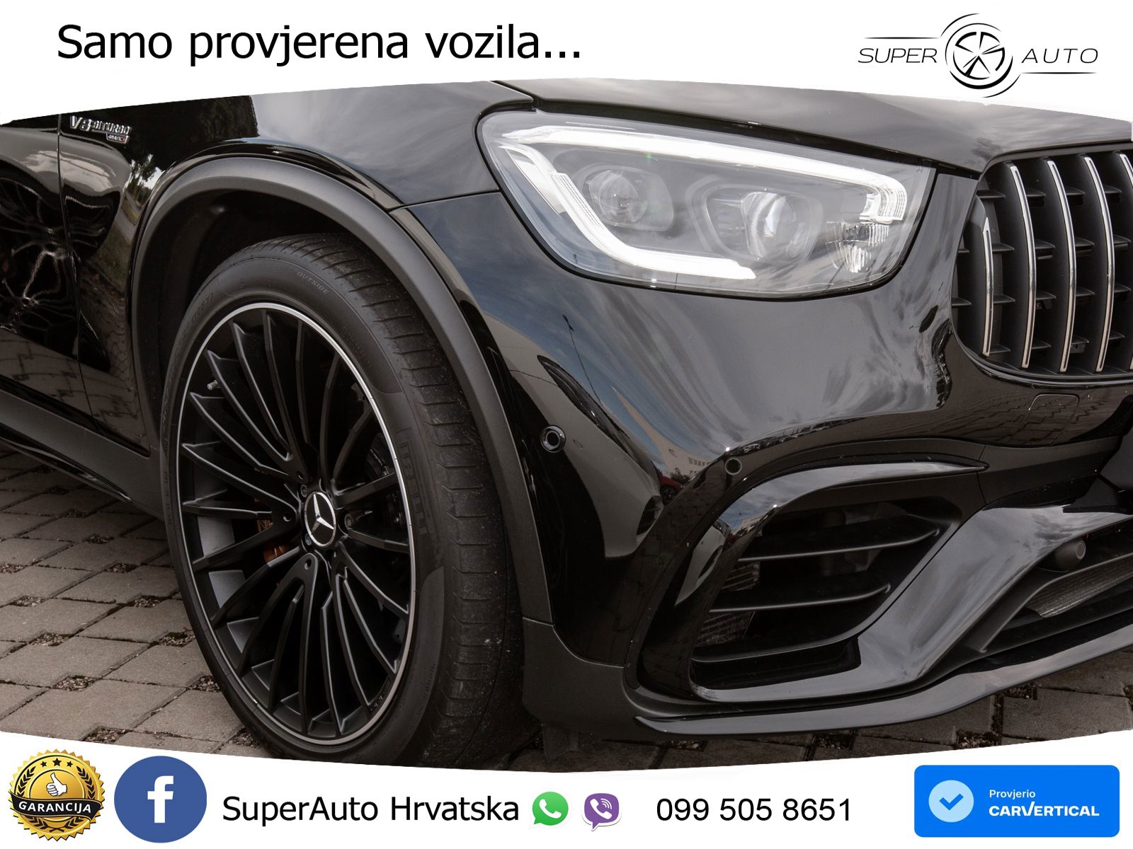 Mercedes AMG GLC 63 S V8 (510 KS) 4MATIC+ MCT LED+GR SJED+ACC
