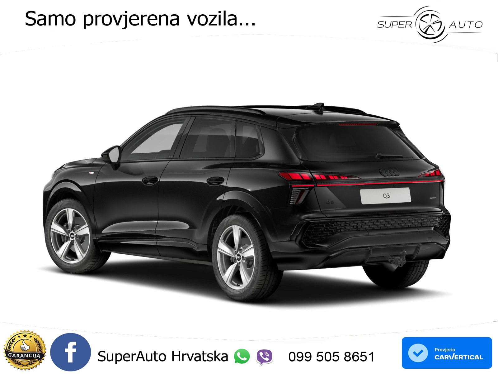 Audi Q3 2.0 TFSI (265 KS) quattro S tronic S line LED+GR SJED+ACC