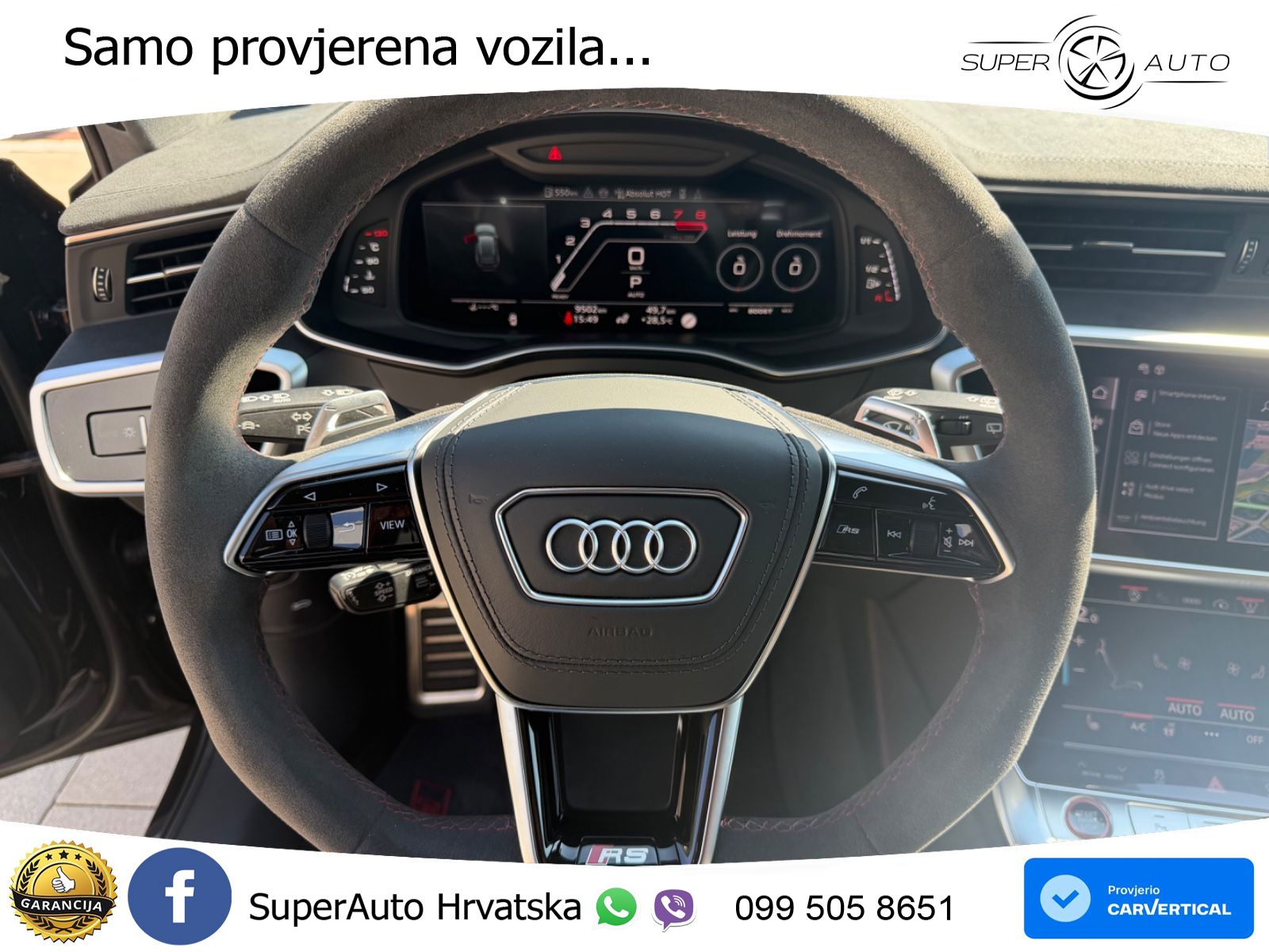 Audi RS6 Avant GT 4.0 TFSI V8 (630 KS) quattro tiptronic LED+GR SJED+ACC
