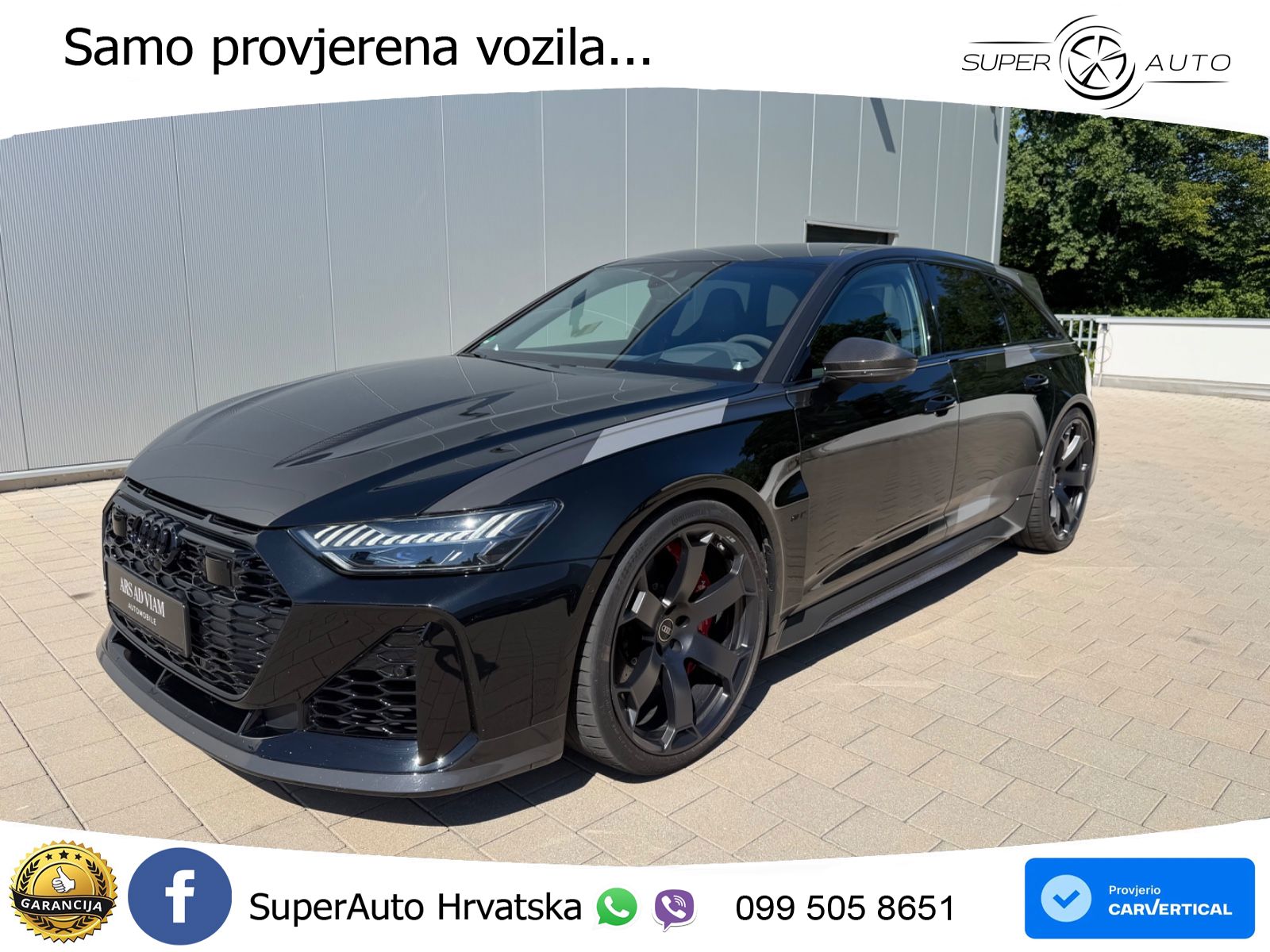 Audi RS6 Avant GT 4.0 TFSI V8 (630 KS) quattro tiptronic LED+GR SJED+ACC