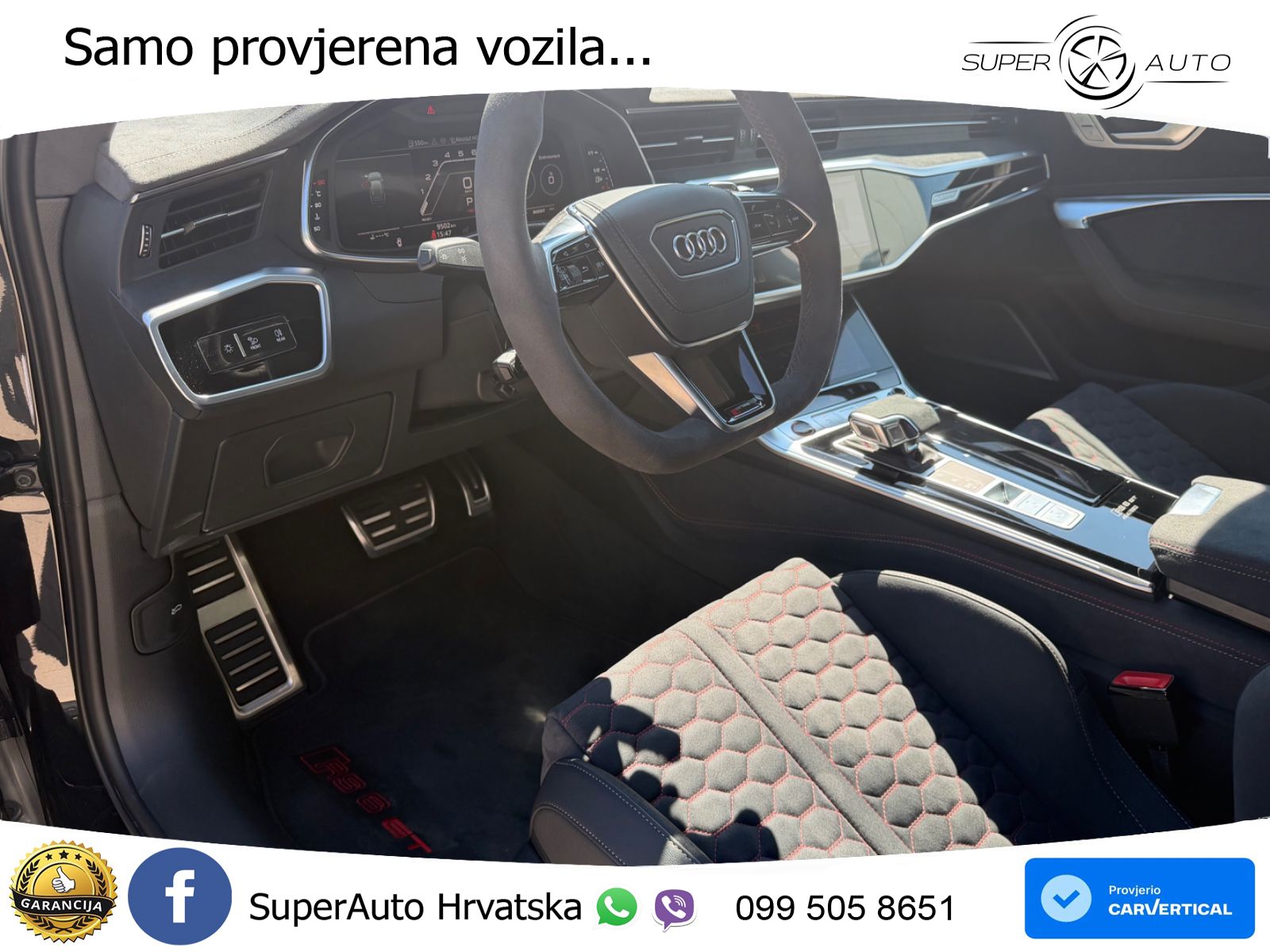 Audi RS6 Avant GT 4.0 TFSI V8 (630 KS) quattro tiptronic LED+GR SJED+ACC