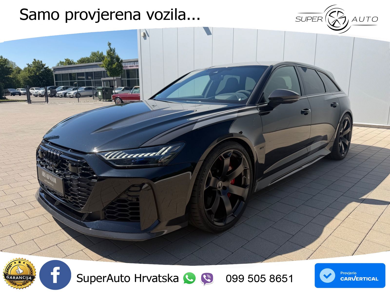 Audi RS6 Avant GT 4.0 TFSI V8 (630 KS) quattro tiptronic LED+GR SJED+ACC