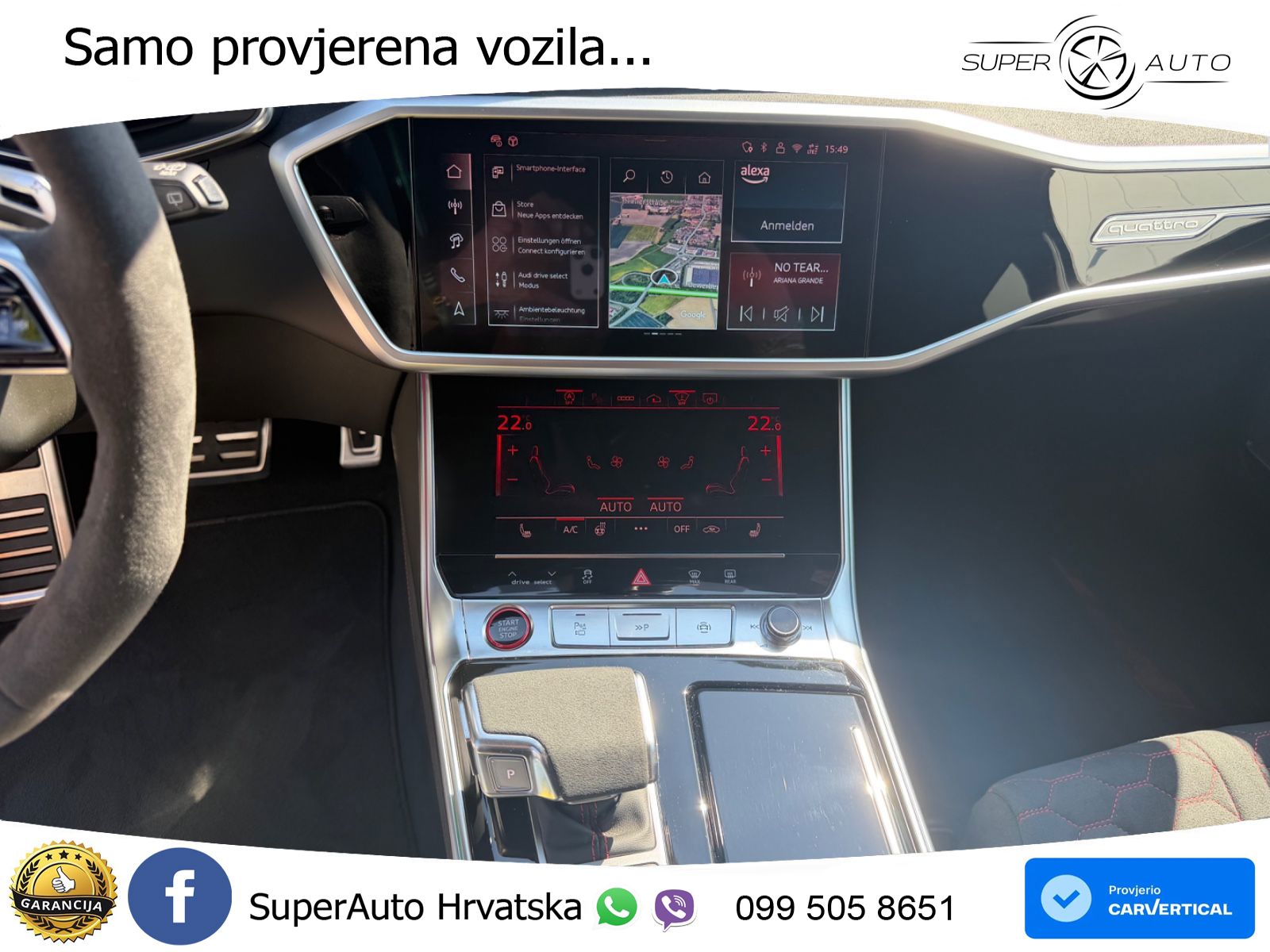 Audi RS6 Avant GT 4.0 TFSI V8 (630 KS) quattro tiptronic LED+GR SJED+ACC