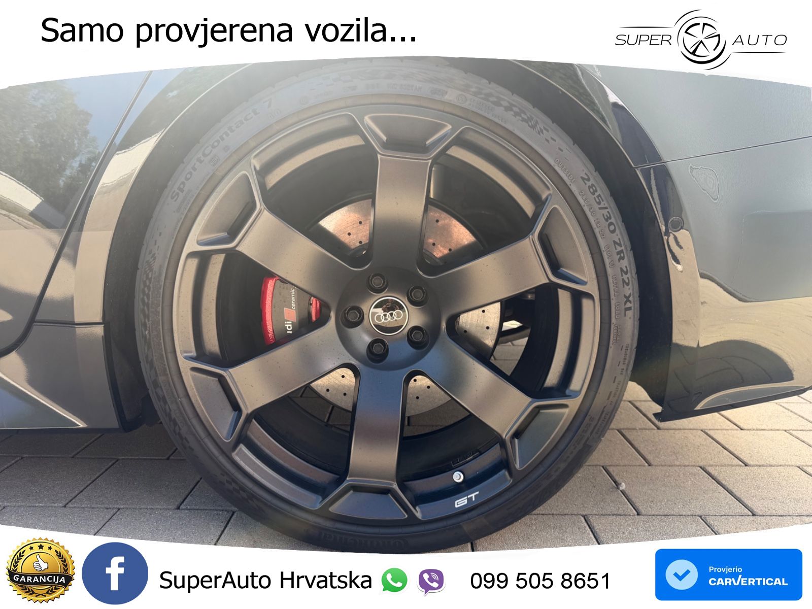 Audi RS6 Avant GT 4.0 TFSI V8 (630 KS) quattro tiptronic LED+GR SJED+ACC