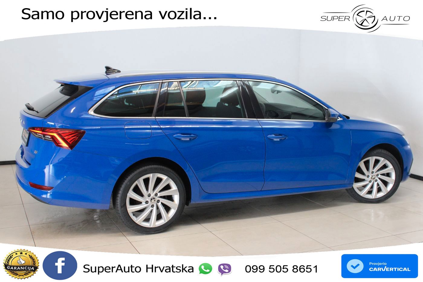 Škoda Octavia Combi iV 1.4 TSI (204 KS) DSG LED+GR SJED+ACC